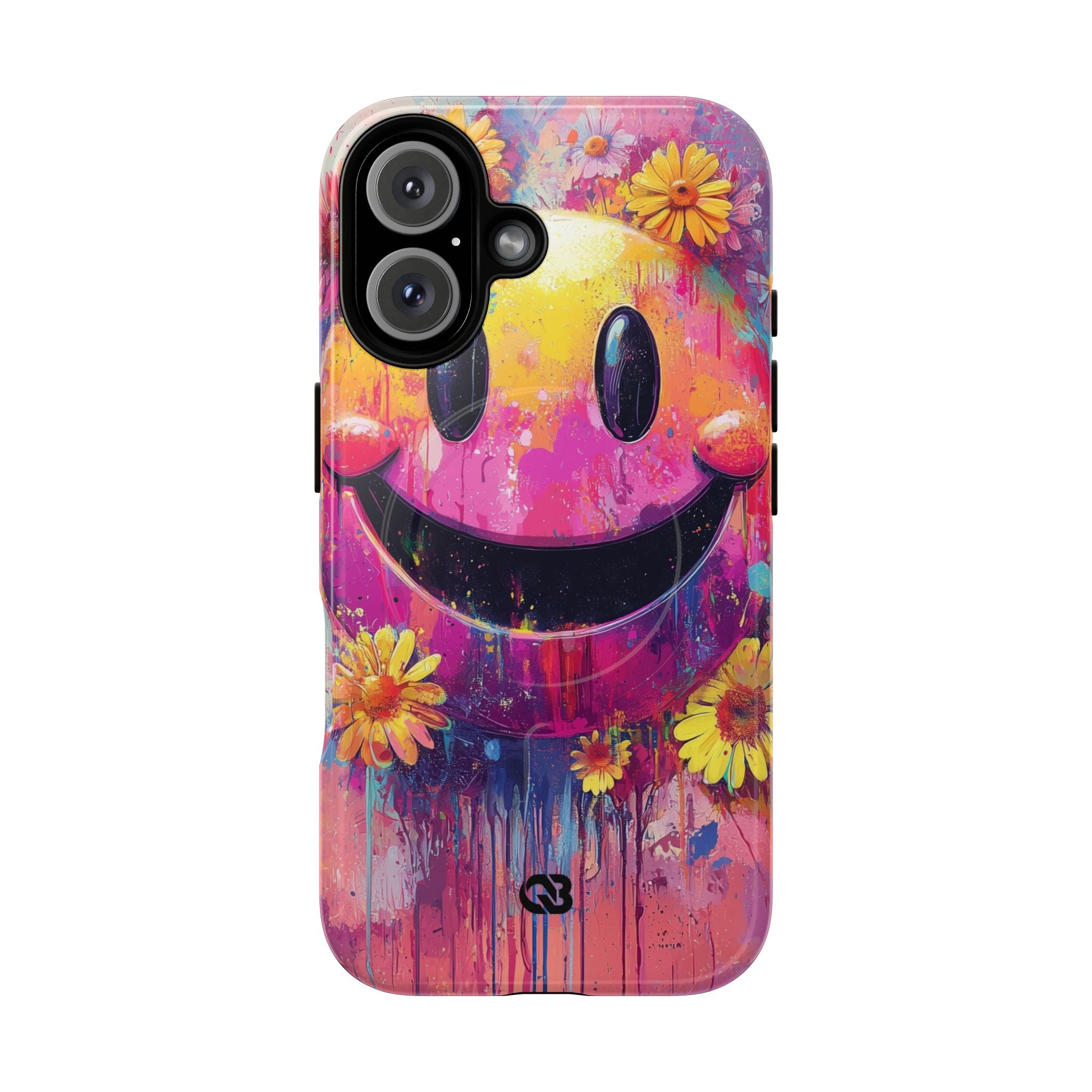 Vivid Grin Graffiti · Coque de téléphone Tough+ pour iPhone · Magsafe