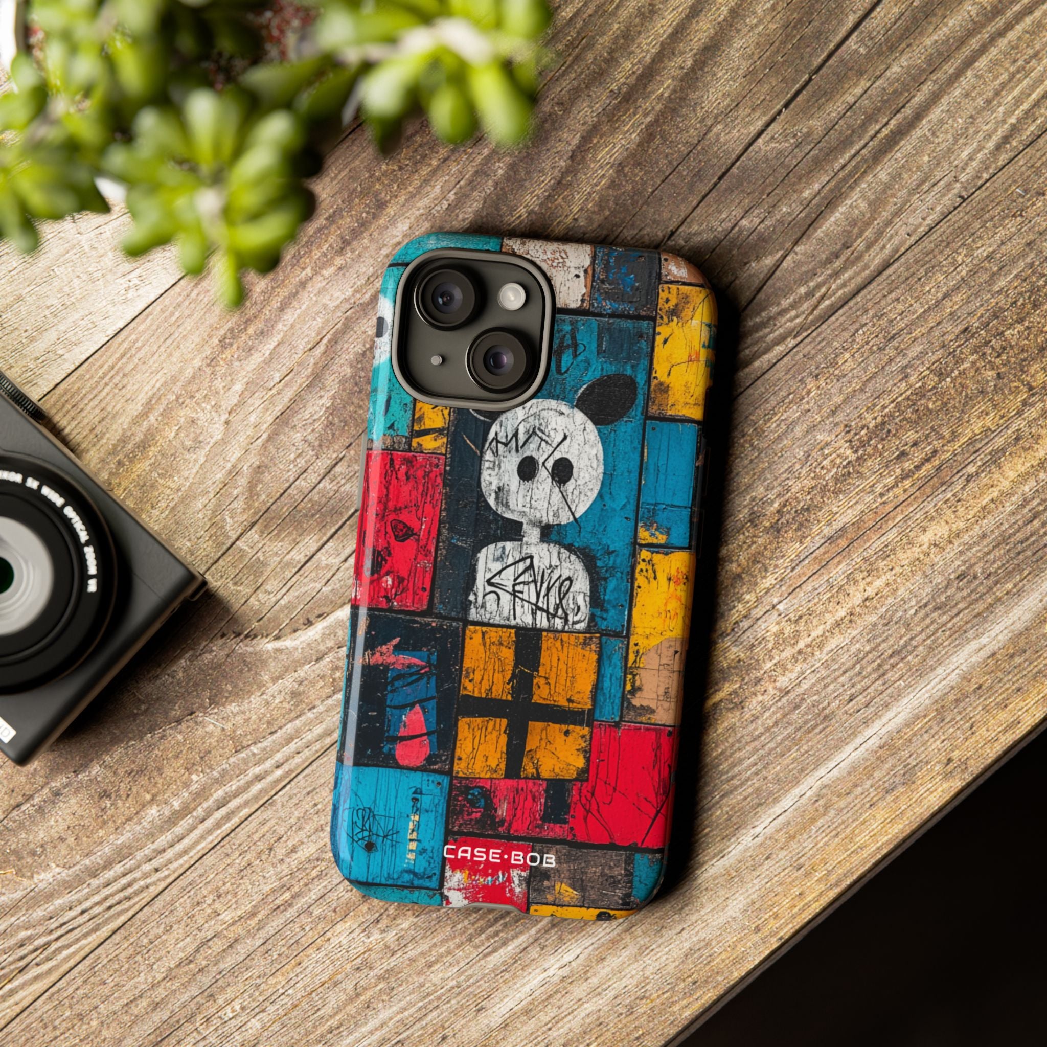 Mickey Mosaic iPhone 15 Case - Tough