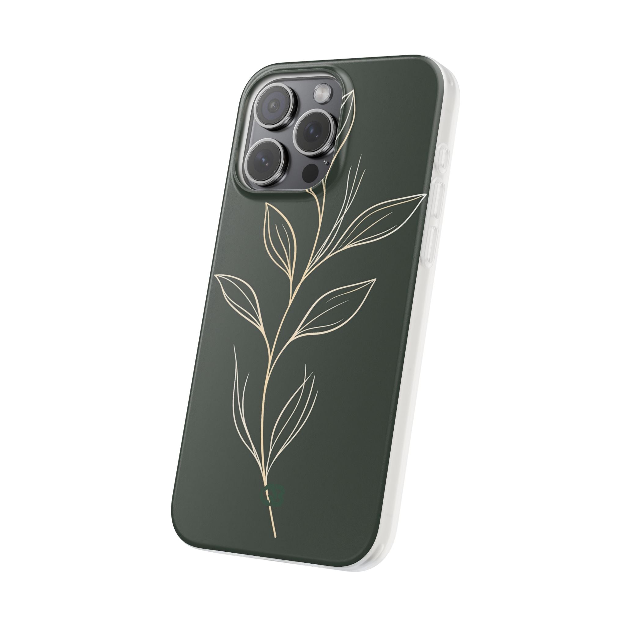 Green Lite Phone Case for iPhone - Deep Moss Willow