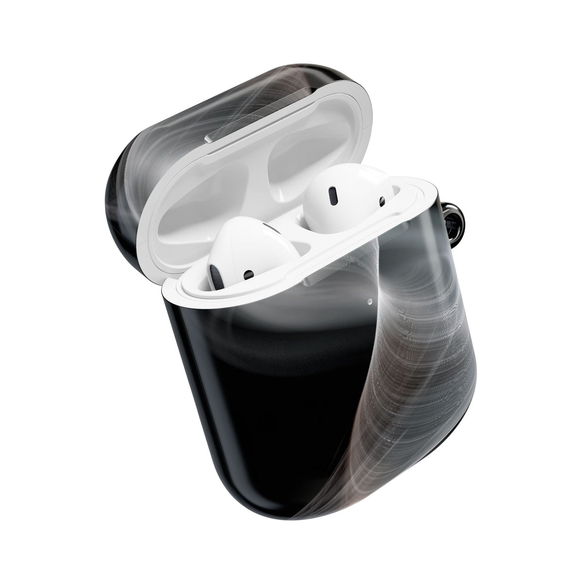 Luminous Vortex · Hard Case for AirPods & AirPods Pro · Black