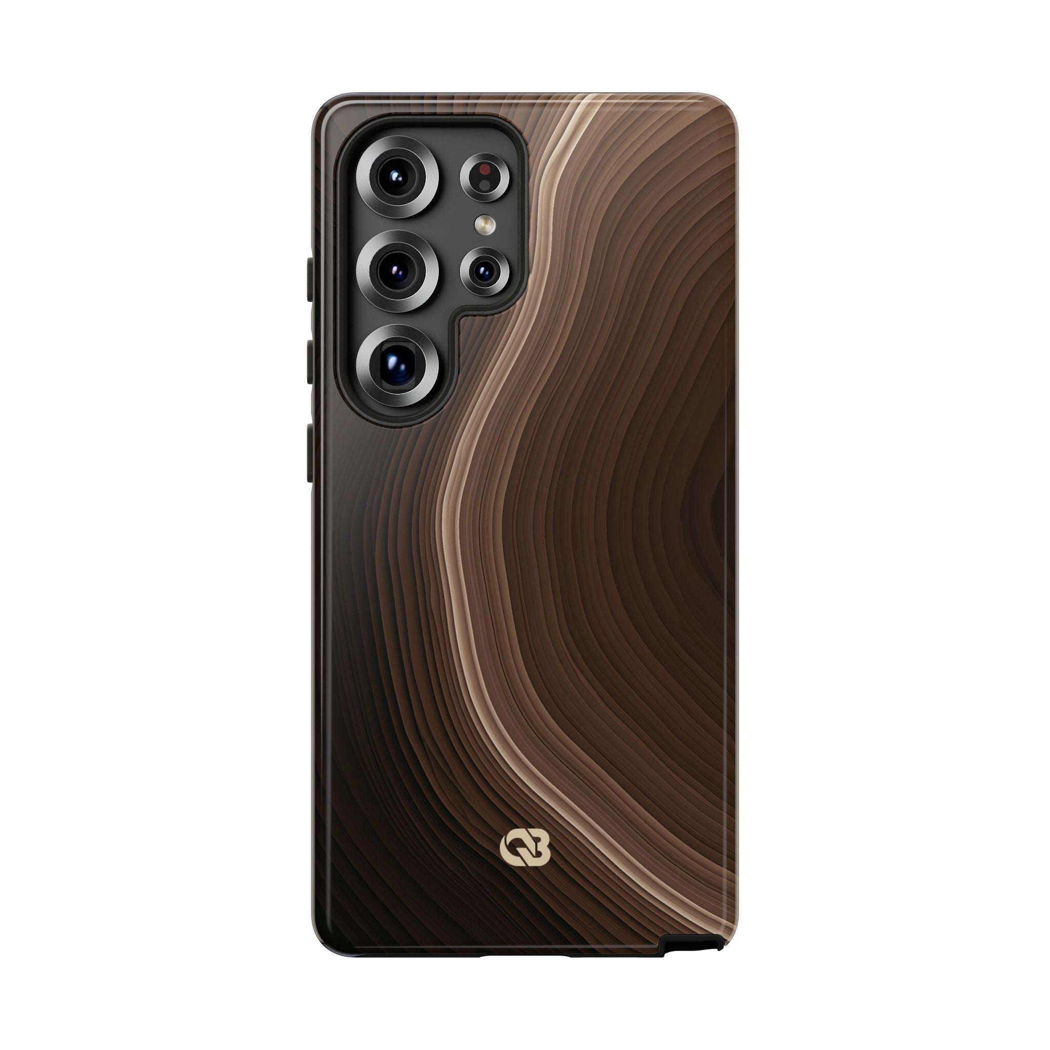 Brown Tough Phone Case for Samsung - Bronzed Canyon Relief