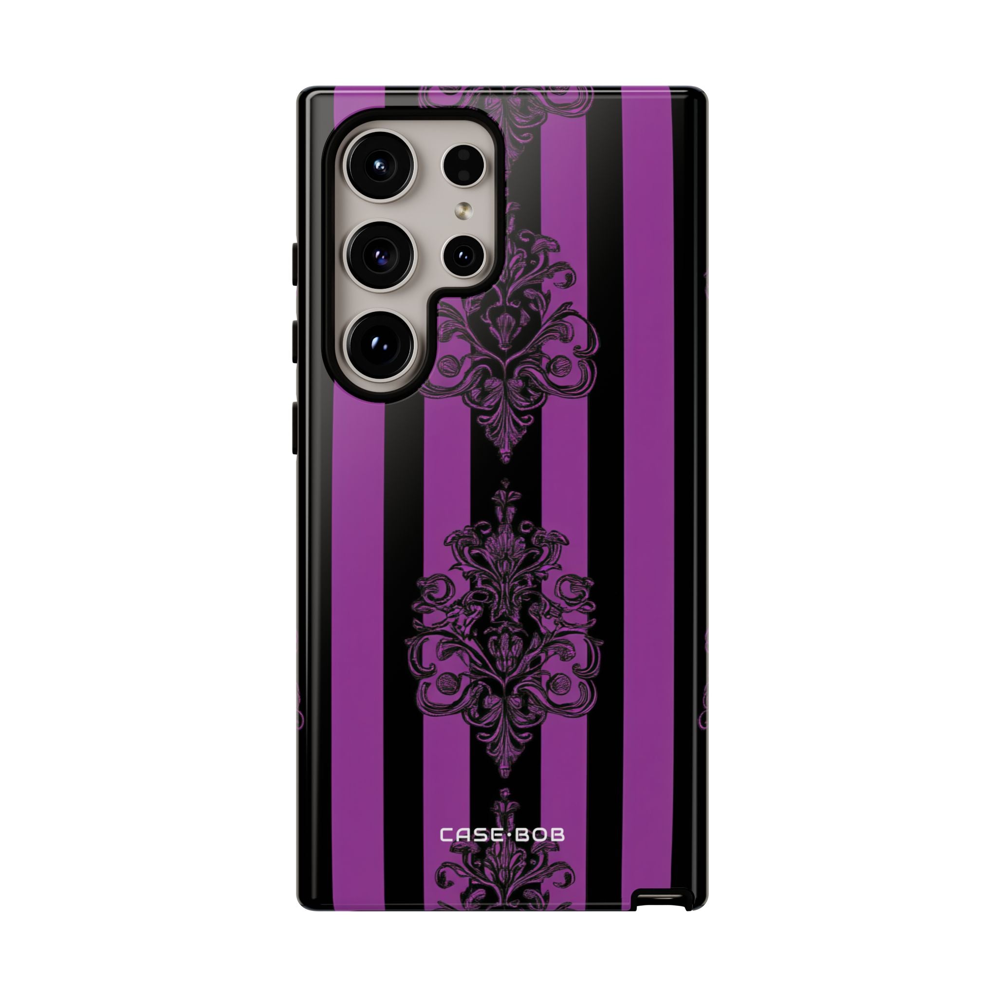 Damask Elegance Purple Samsung S24 Ultra Skal - Tough