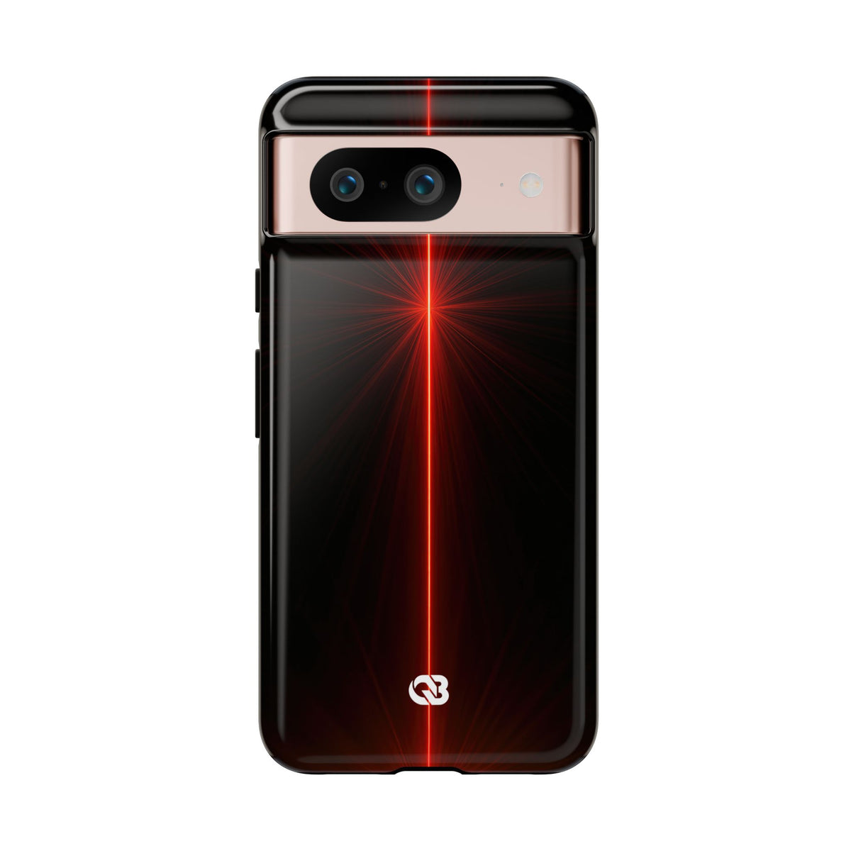 Red Tough Phone Case for Google Pixel - Crimson Flare Vector