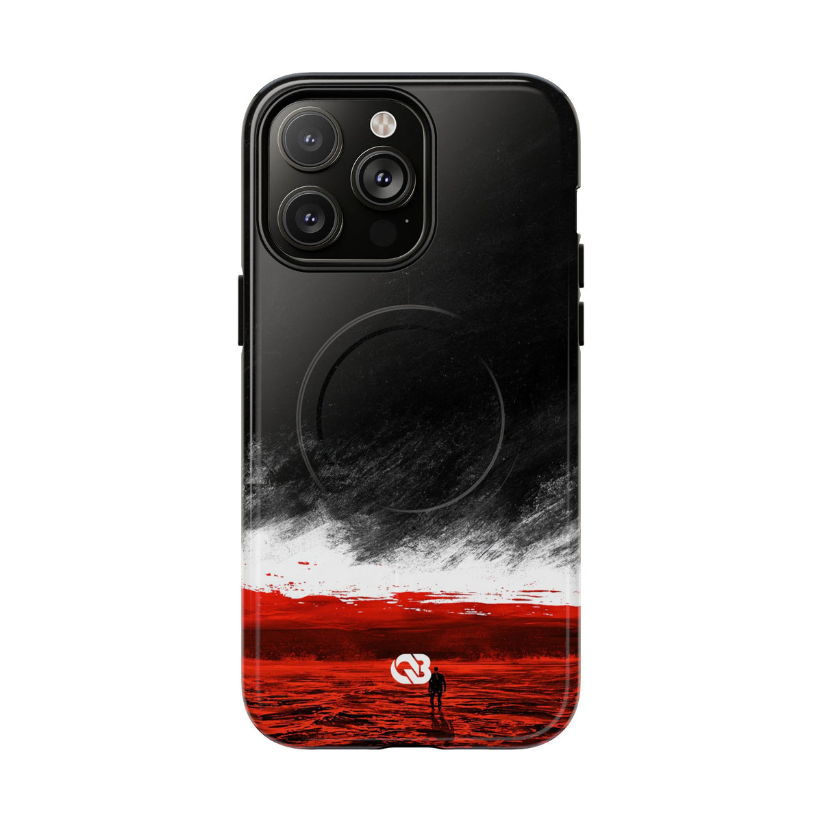 Crimson Void · Tough 2.0 Magnetic Phone Case for iPhone · Black
