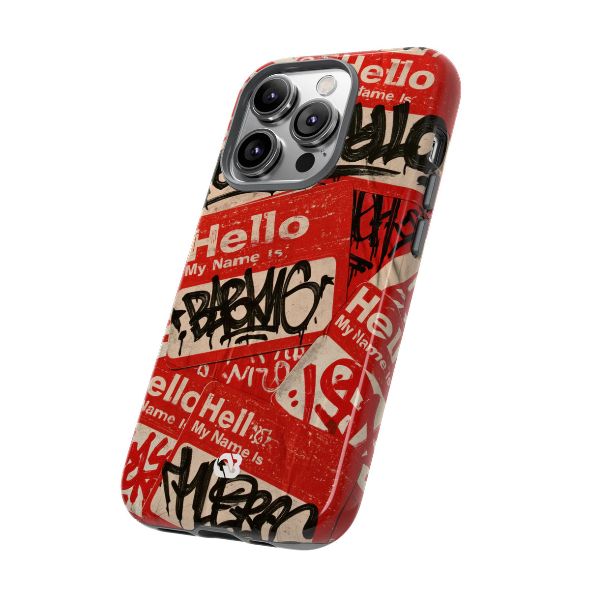 Slap Tag Collage · Tough Phone Case for iPhone · Red