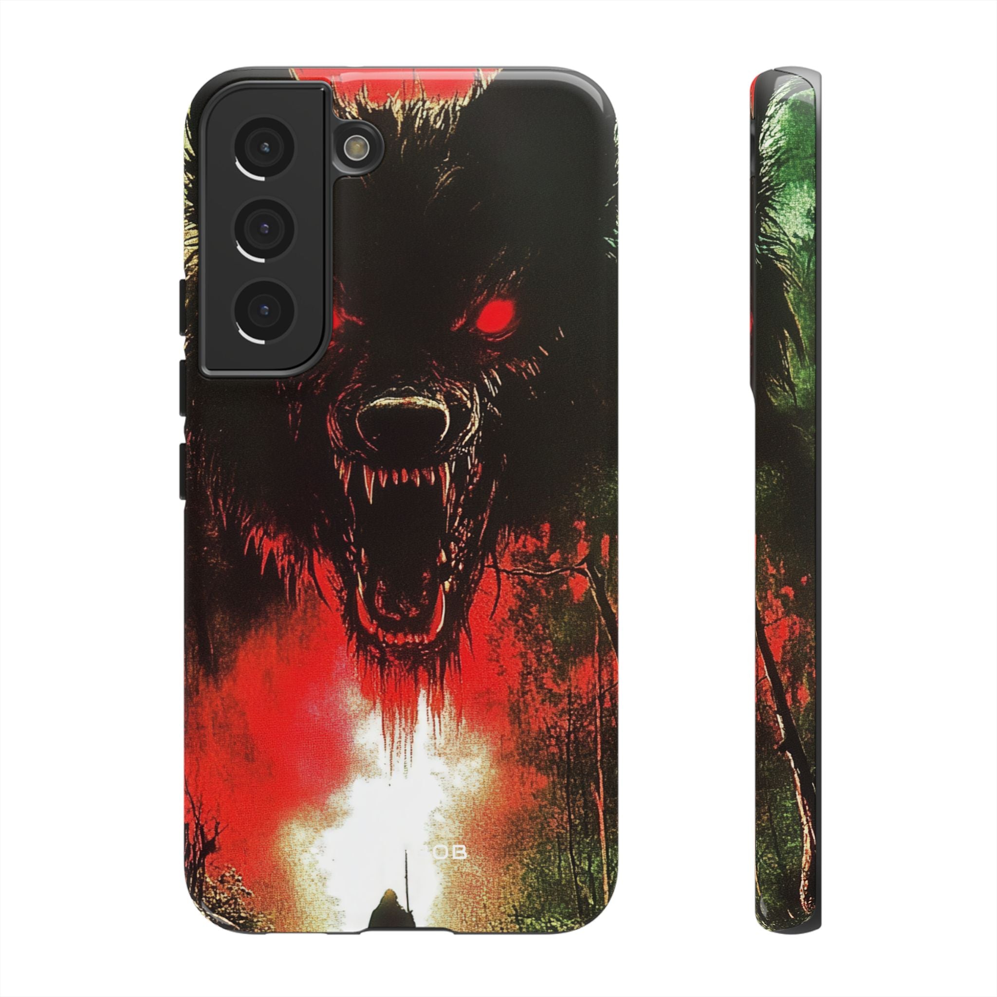 Crimson Wolf Samsung S22 Cover - Tough