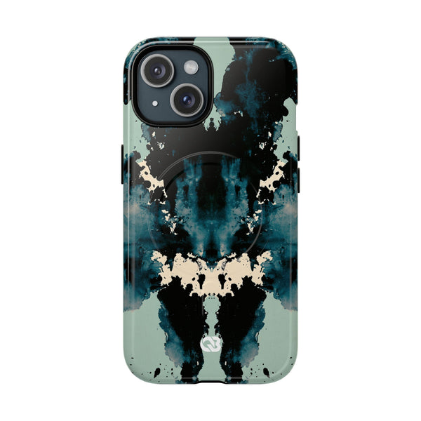 Rorschach Ink Void · Tough 2.0 Magnetic Phone Case for iPhone · Black