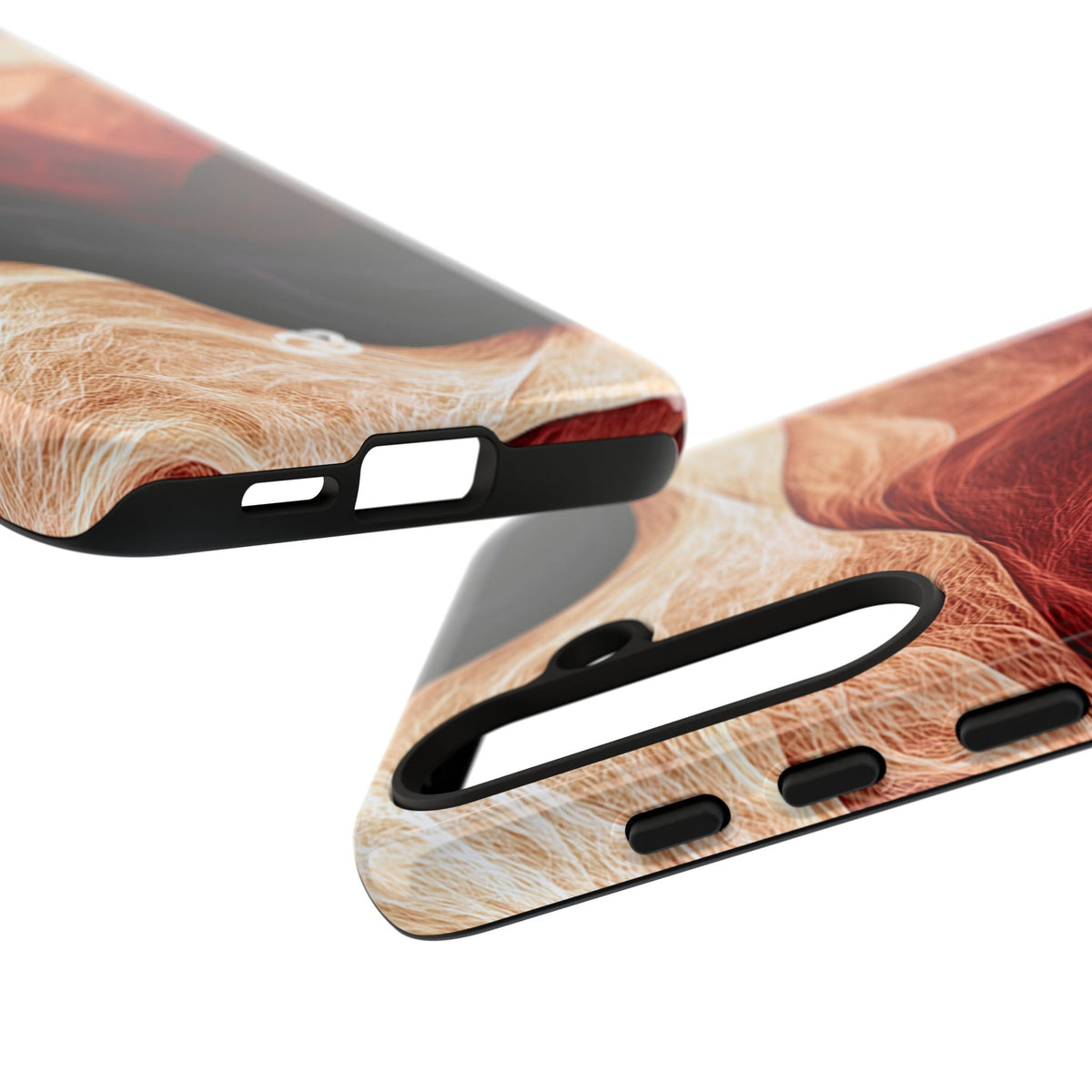 Ember Wave Dispersion · Tough Phone Case for Samsung · Red