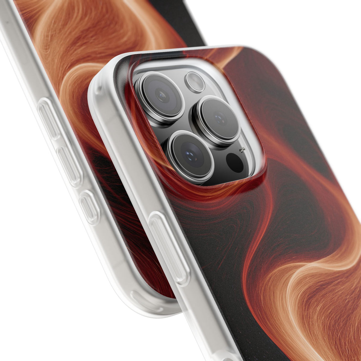 Solar Ember Flow · Lite Phone Case for iPhone · Orange