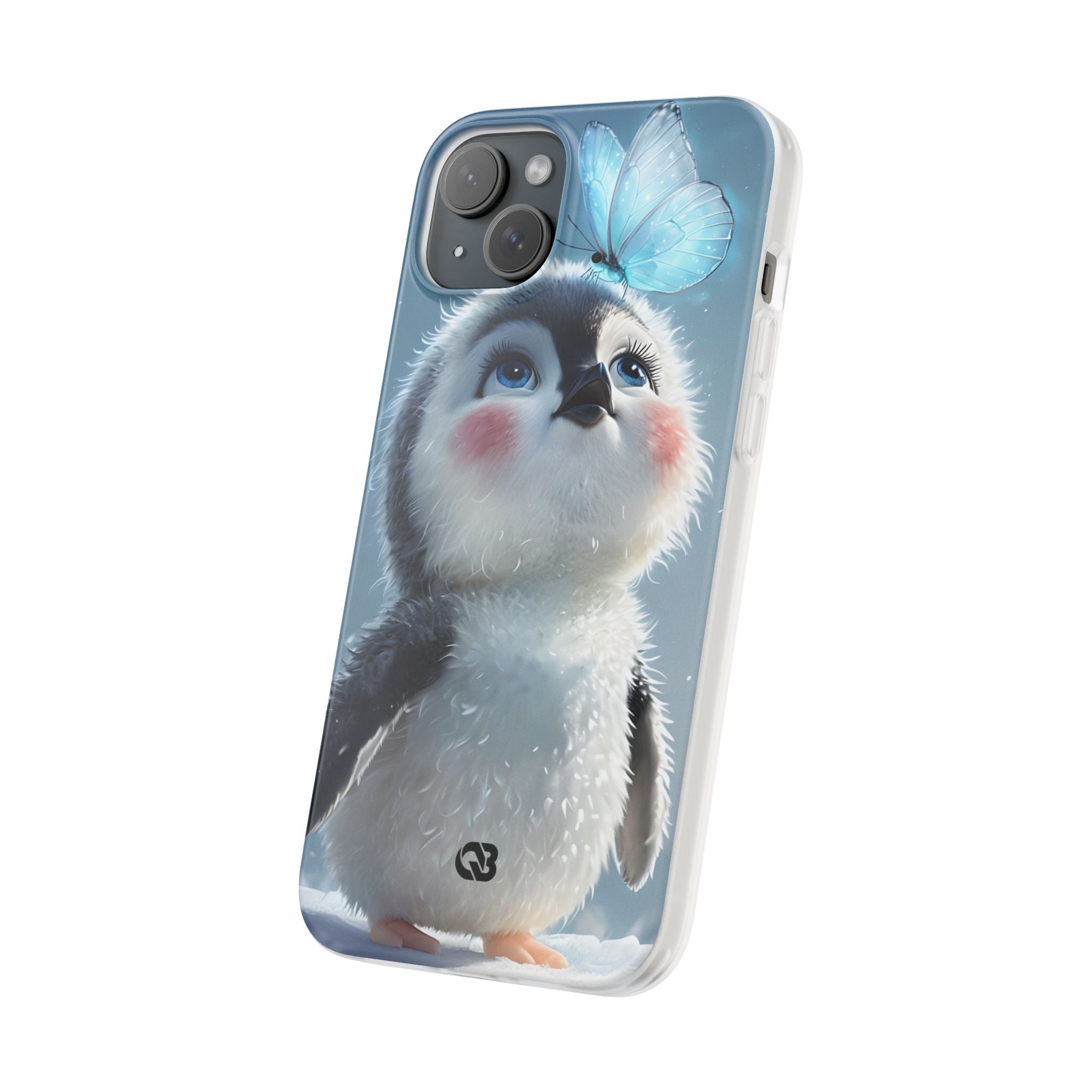 Frosty Penguin Glow · Soft Coque de téléphone pour iPhone