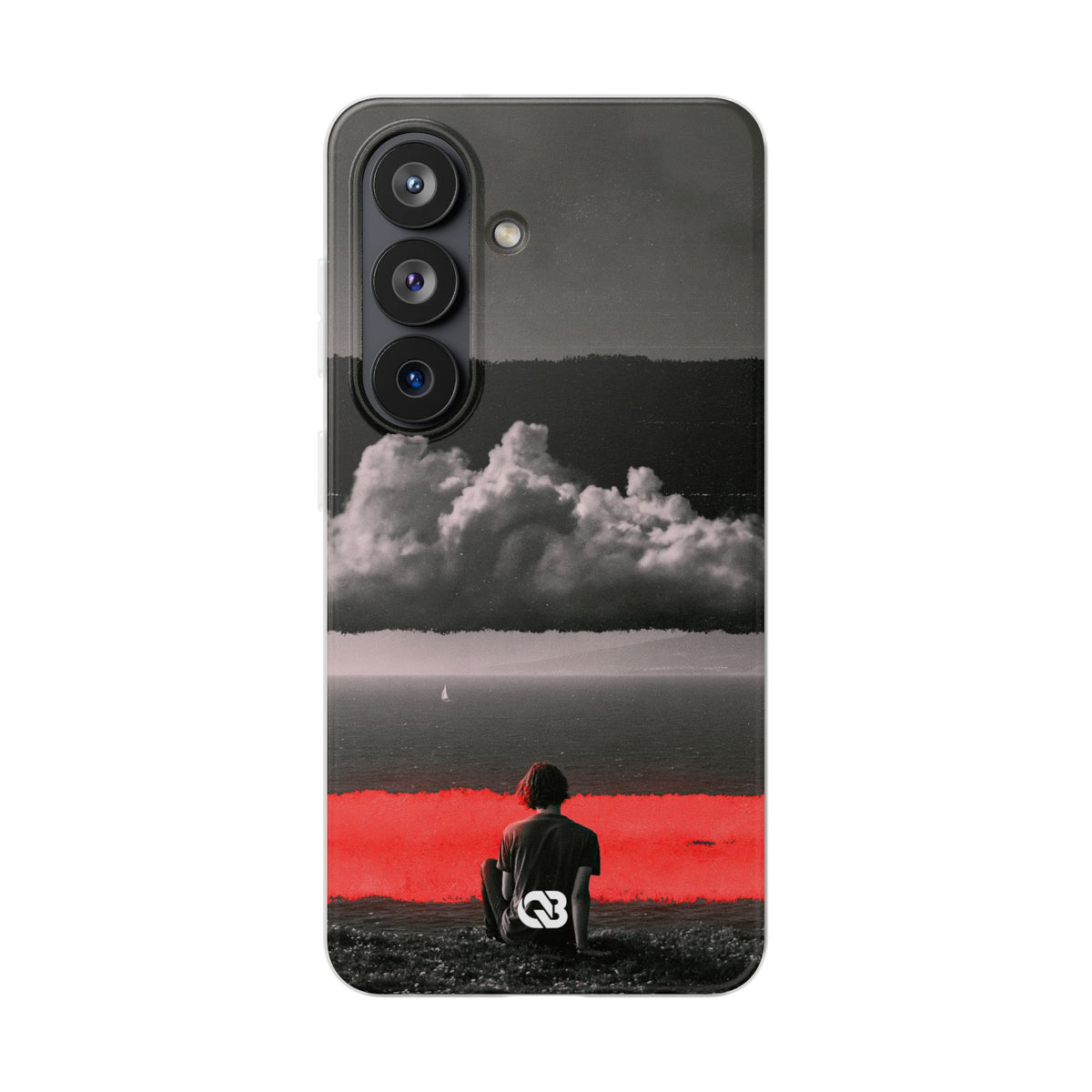 Crimson Horizon · Lite Phone Case for Samsung · Black