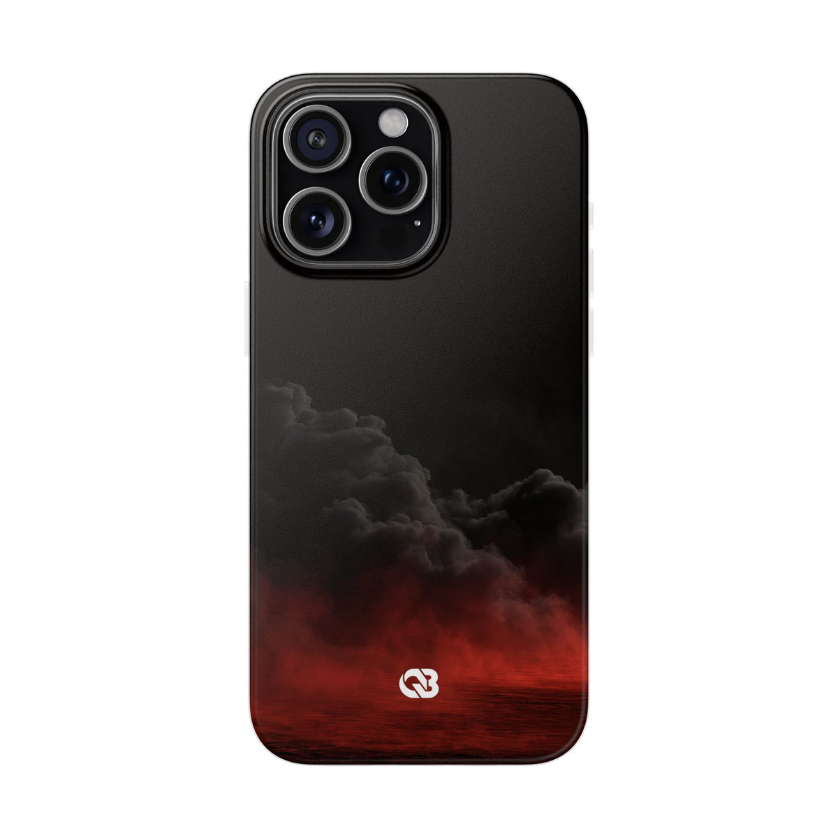Crimson Fog Void · Lite Phone Case for iPhone · Black