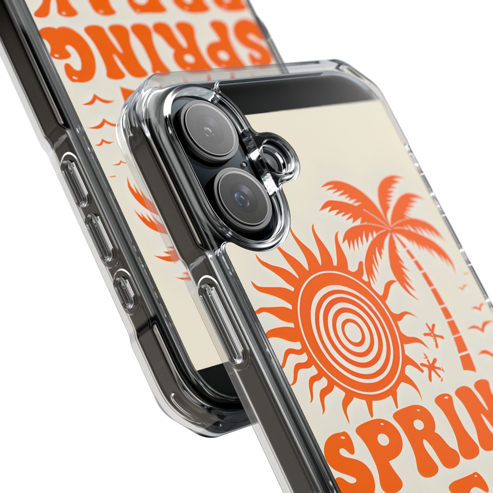 Retro Orange Tide · Impact Handyhülle für iPhone · Magsafe