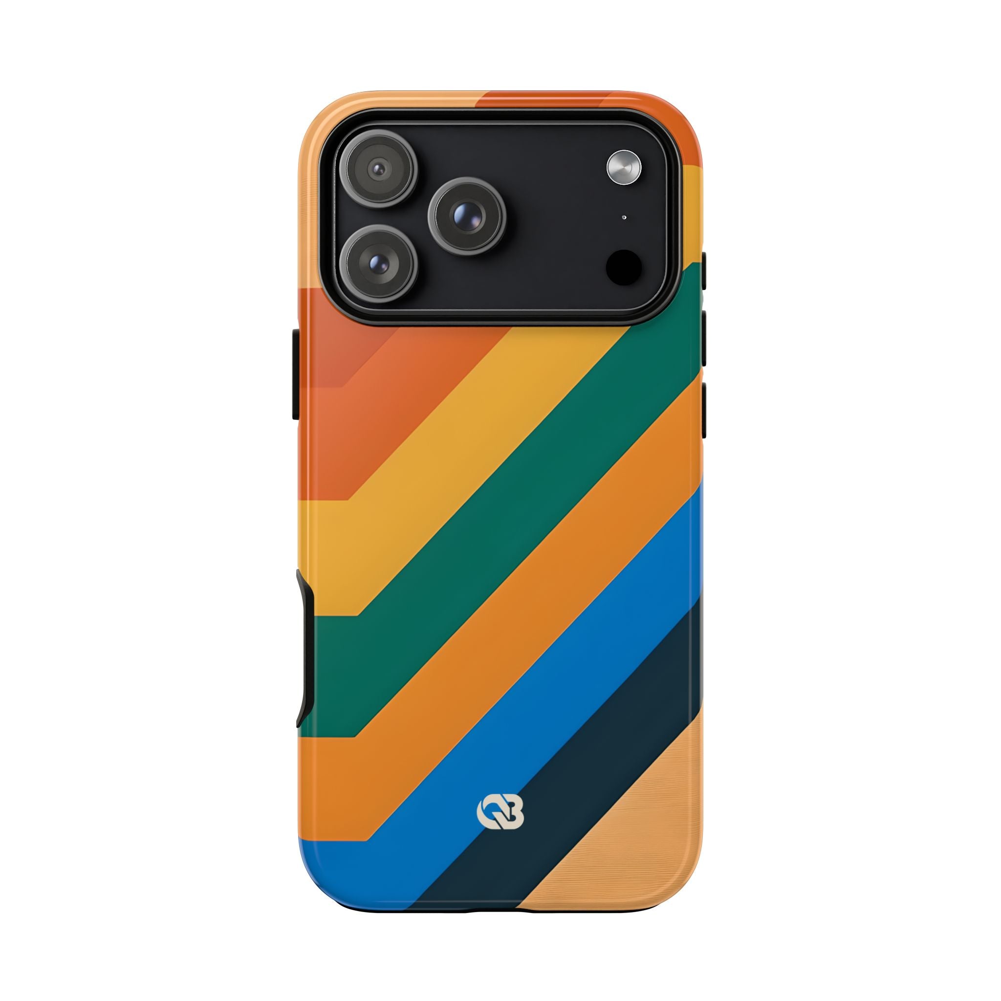 Retro Ridge Lines · Tough Hoesje voor iPhone