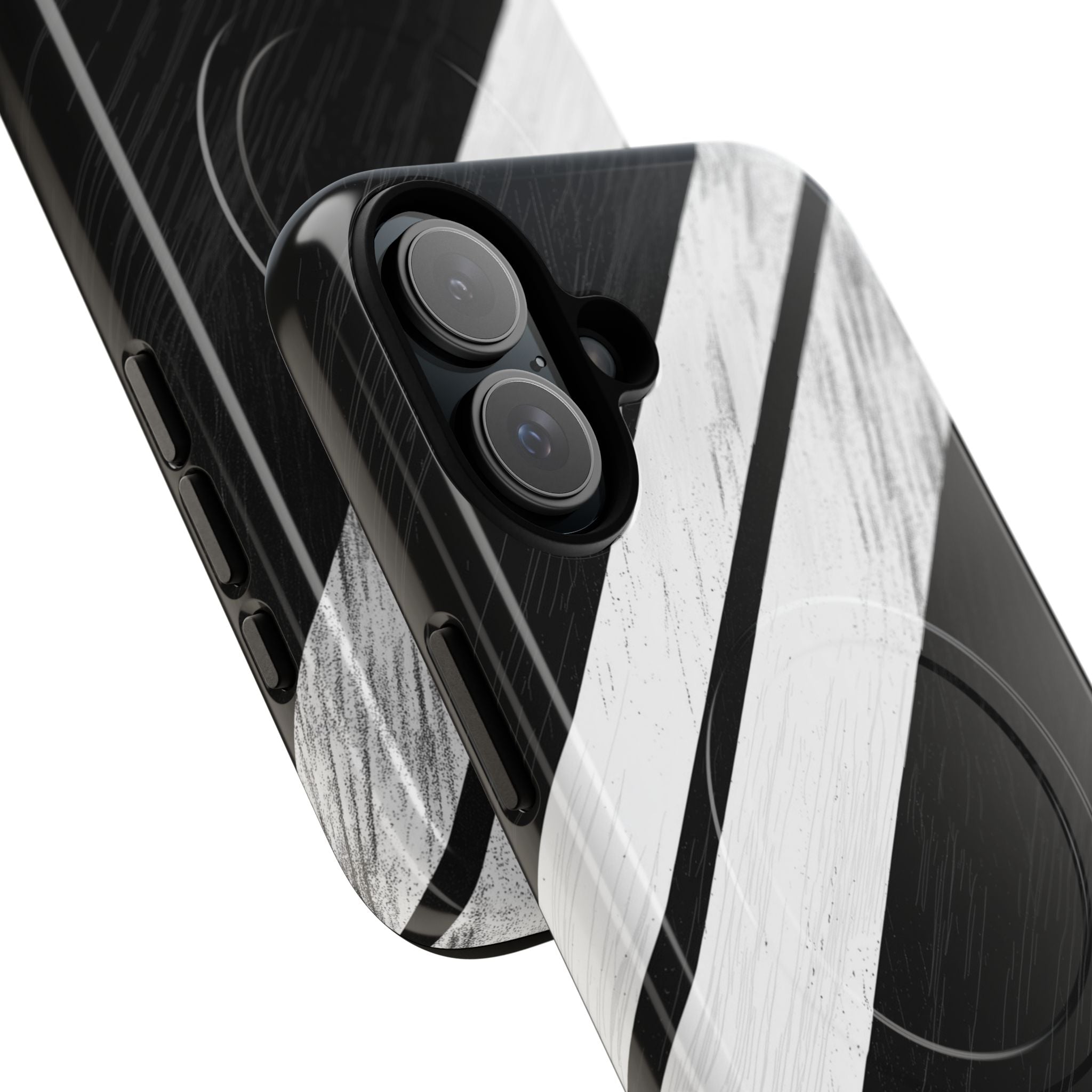 Distressed Streifen Bewegung iPhone 16 Plus Case - Tough+