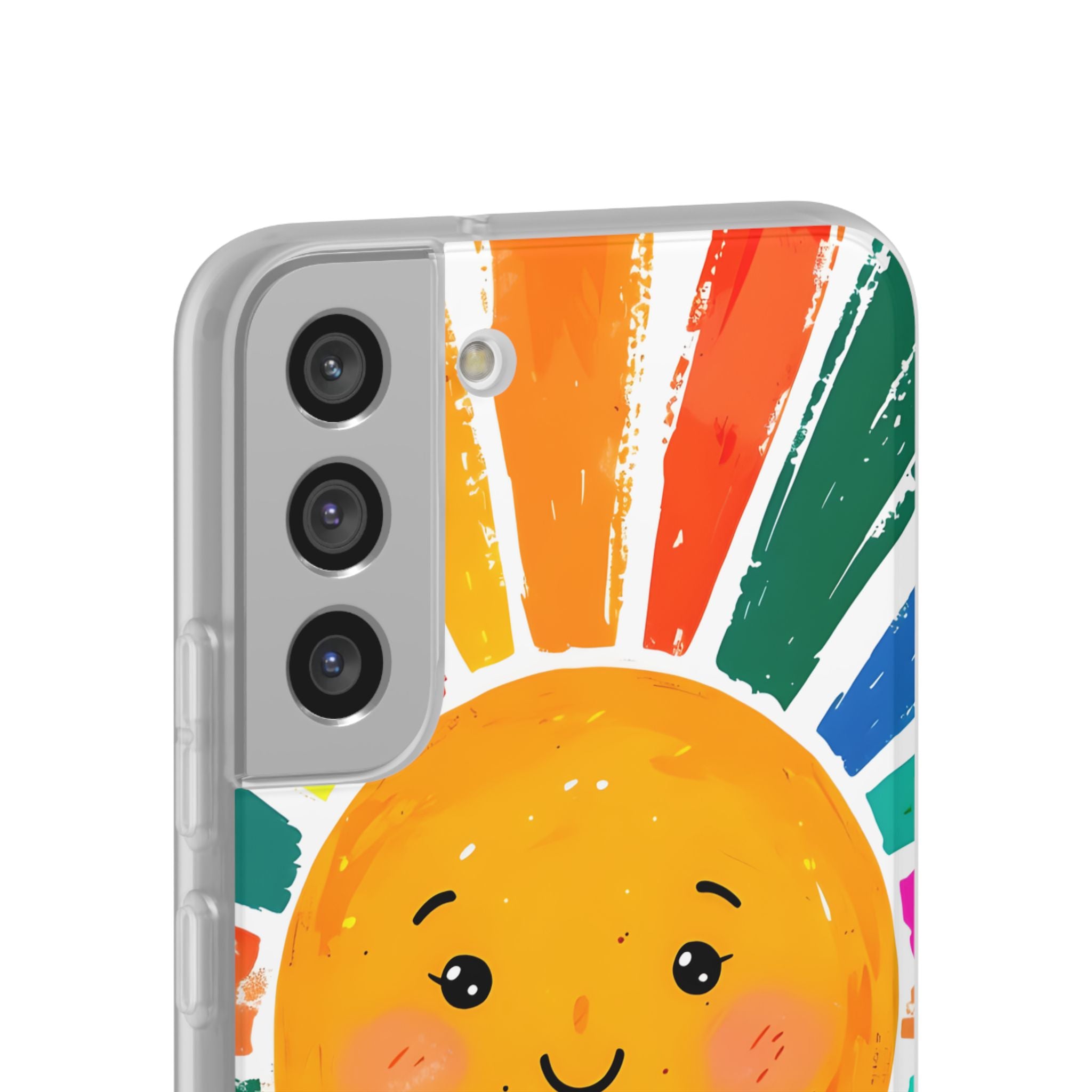 Vibrant Solar Smile · Soft Handyhülle für Samsung