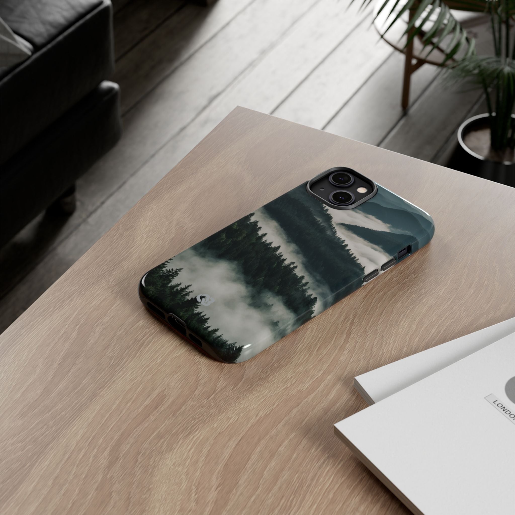 Misty Pine Peaks · Tough Phone Case for iPhone