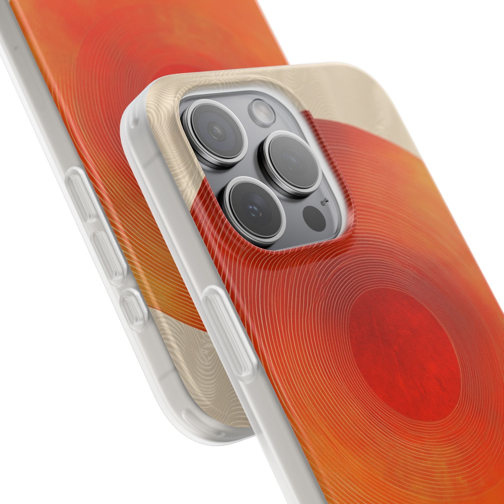 Sunburst Swirl iPhone 15 Pro Max Cover - Blød