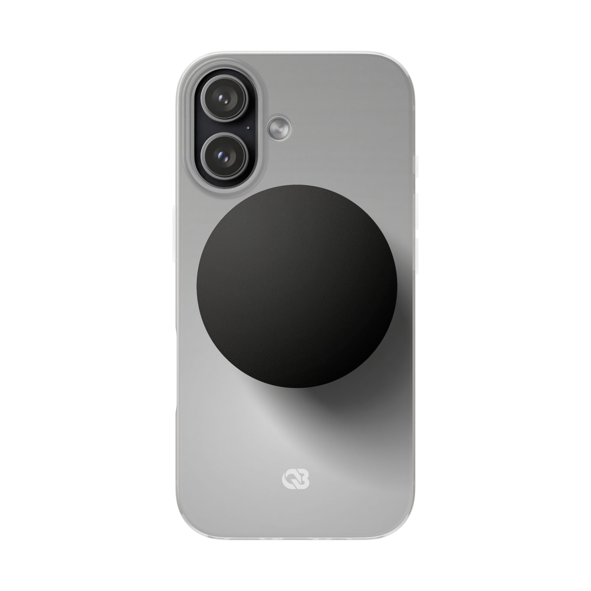 Grey Lite Phone Case for iPhone - Matte Onyx Sphere