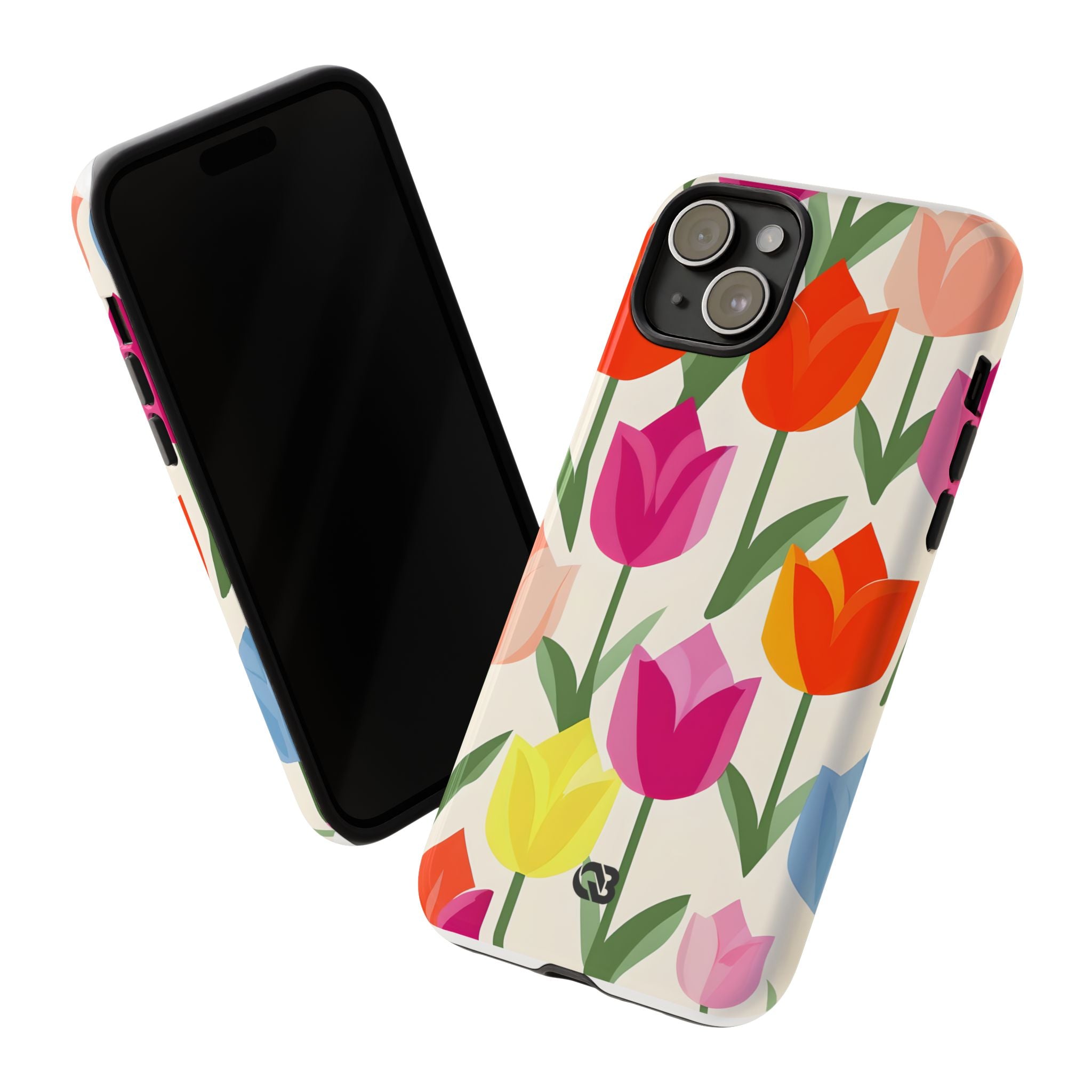 Vibrant Petal Grid · Tough Fundas para teléfono para iPhone
