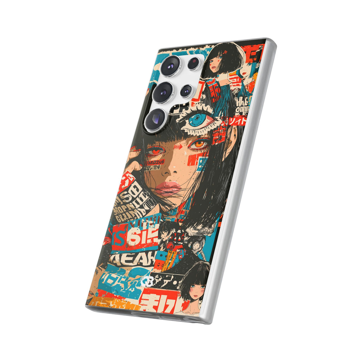 Shibuya Street Collage · Lite Phone Case for Samsung · Red