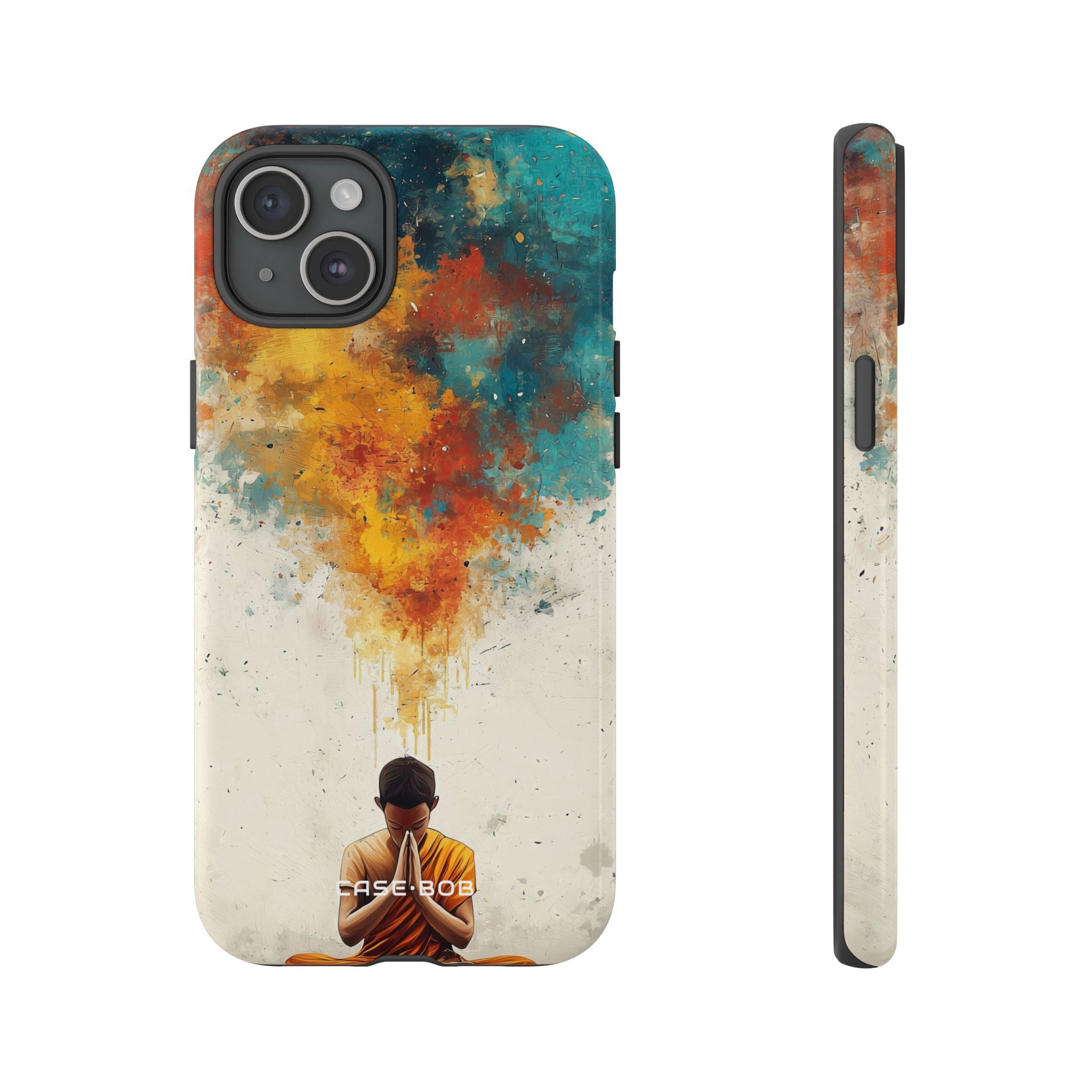 Meditative Glow iPhone 15 Plus Cover - Tough