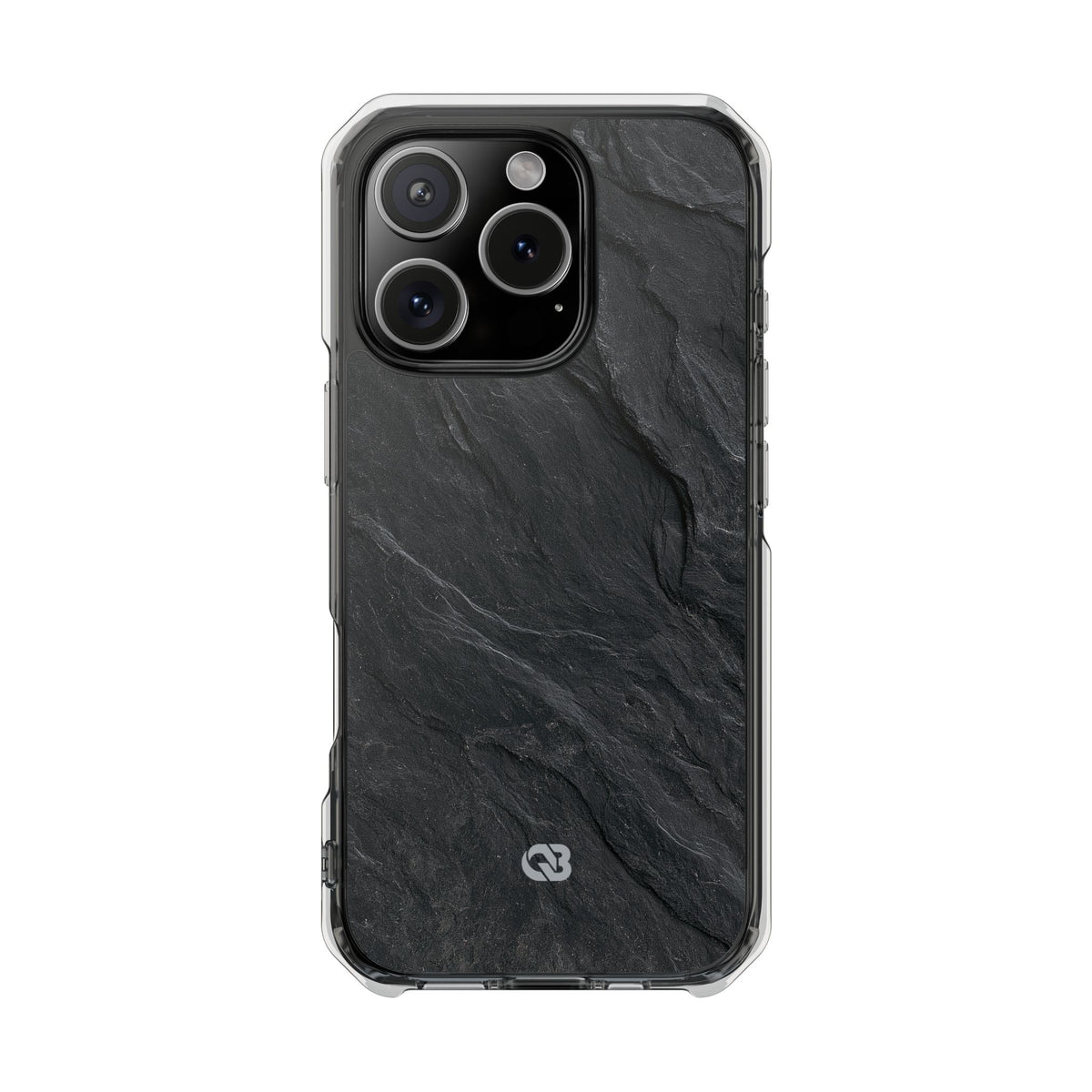 Black Impact MagSafe Phone Case for iPhone - Midnight Slate Ridge