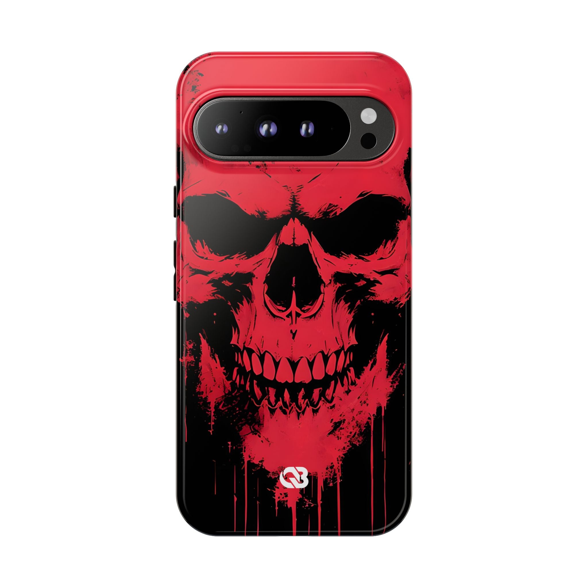 Crimson Street Skull · Tough Phone Case for Google Pixel