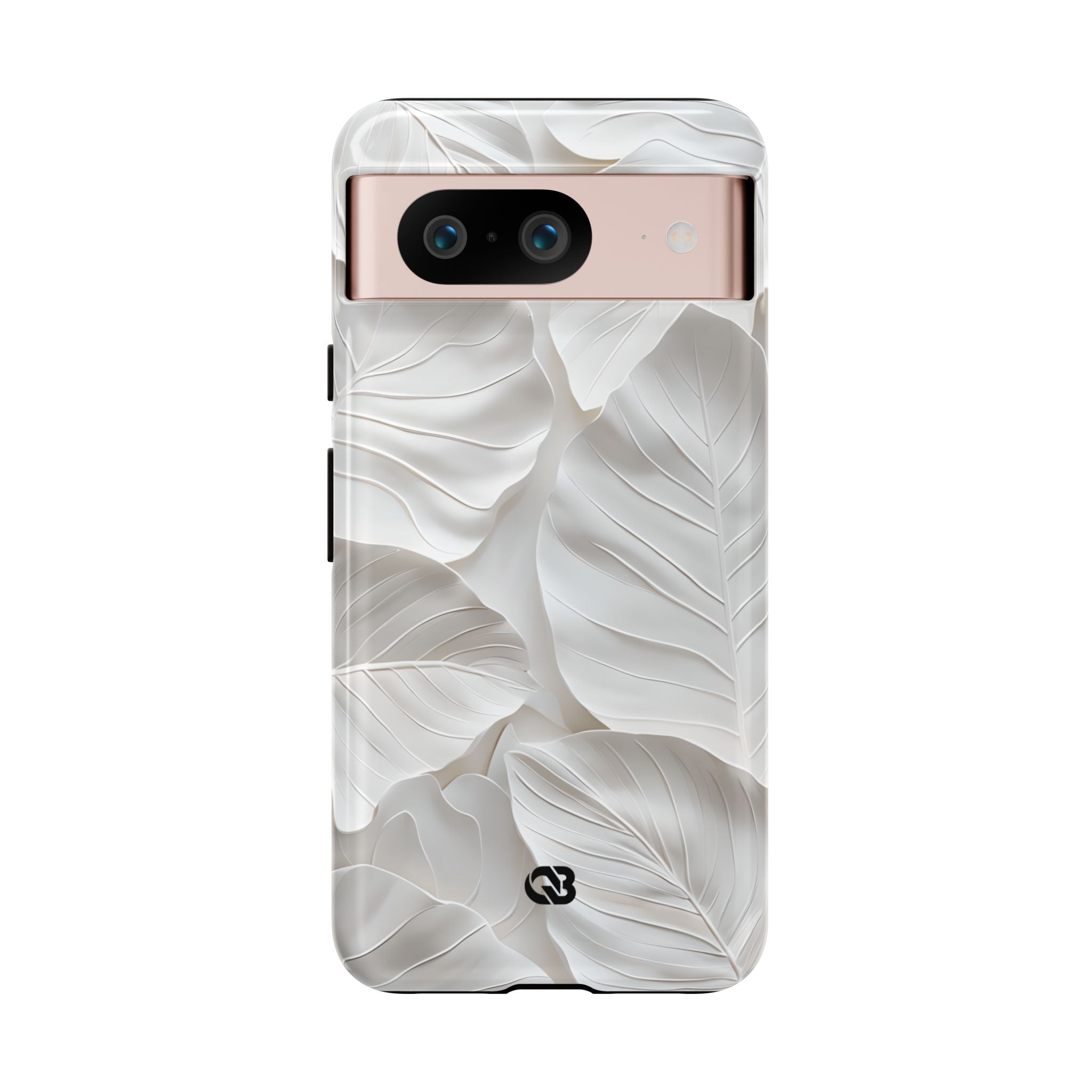 Sculpted Ivory Leaves · Tough Phone Case for Google Pixel