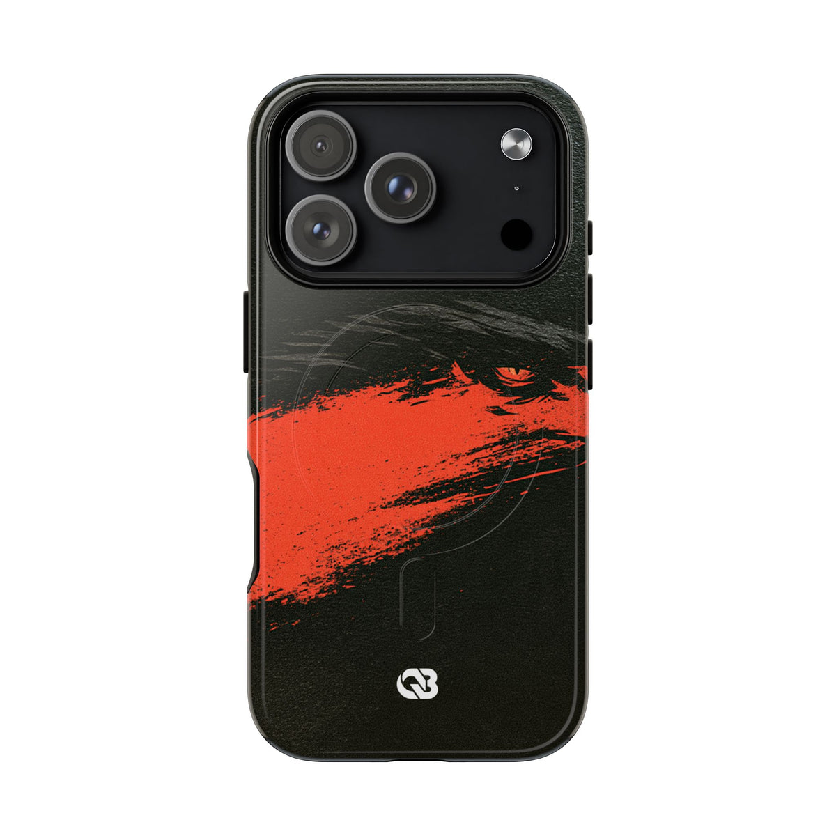 Crimson Raptor Noir · Tough 2.0 Magnetic Phone Case for iPhone · Black
