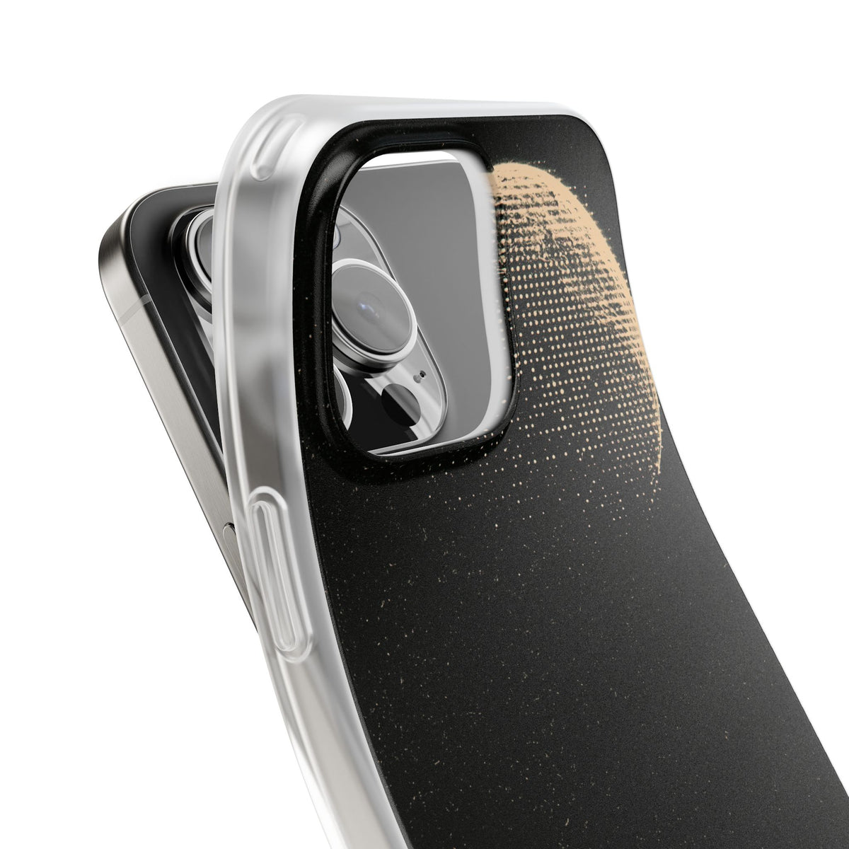 Lunar Metropolis Nocturne · Lite Phone Case for iPhone · Black