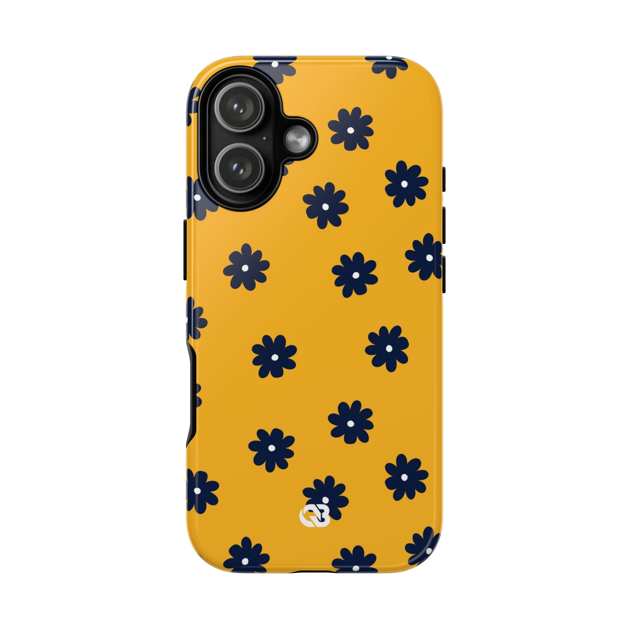 Navy Daisy Mustard · Tough Phone Case for iPhone