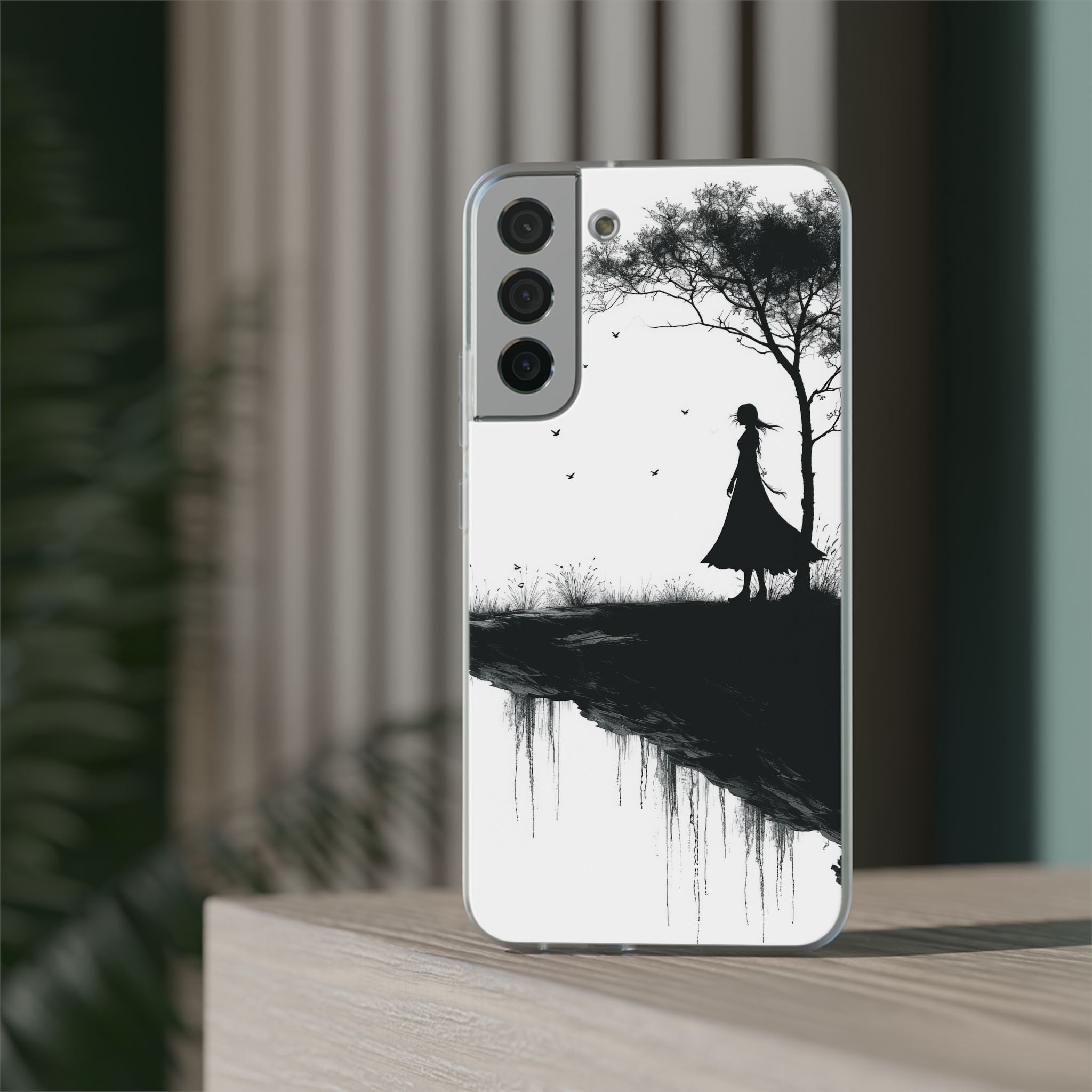 Cliffside Silhouette Samsung S22 Plus Case - Soft