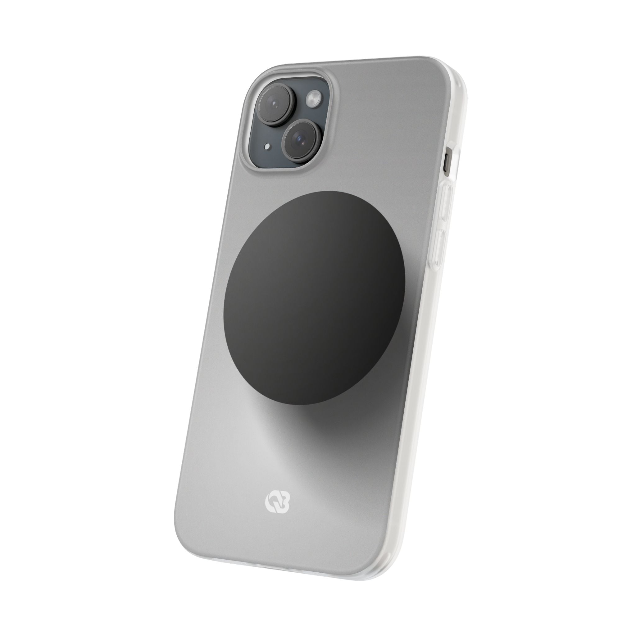Grey Lite Phone Case for iPhone - Matte Onyx Sphere