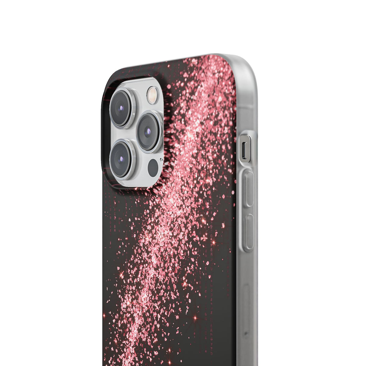 Rose Digital Cascade · Lite Phone Case for iPhone · Pink