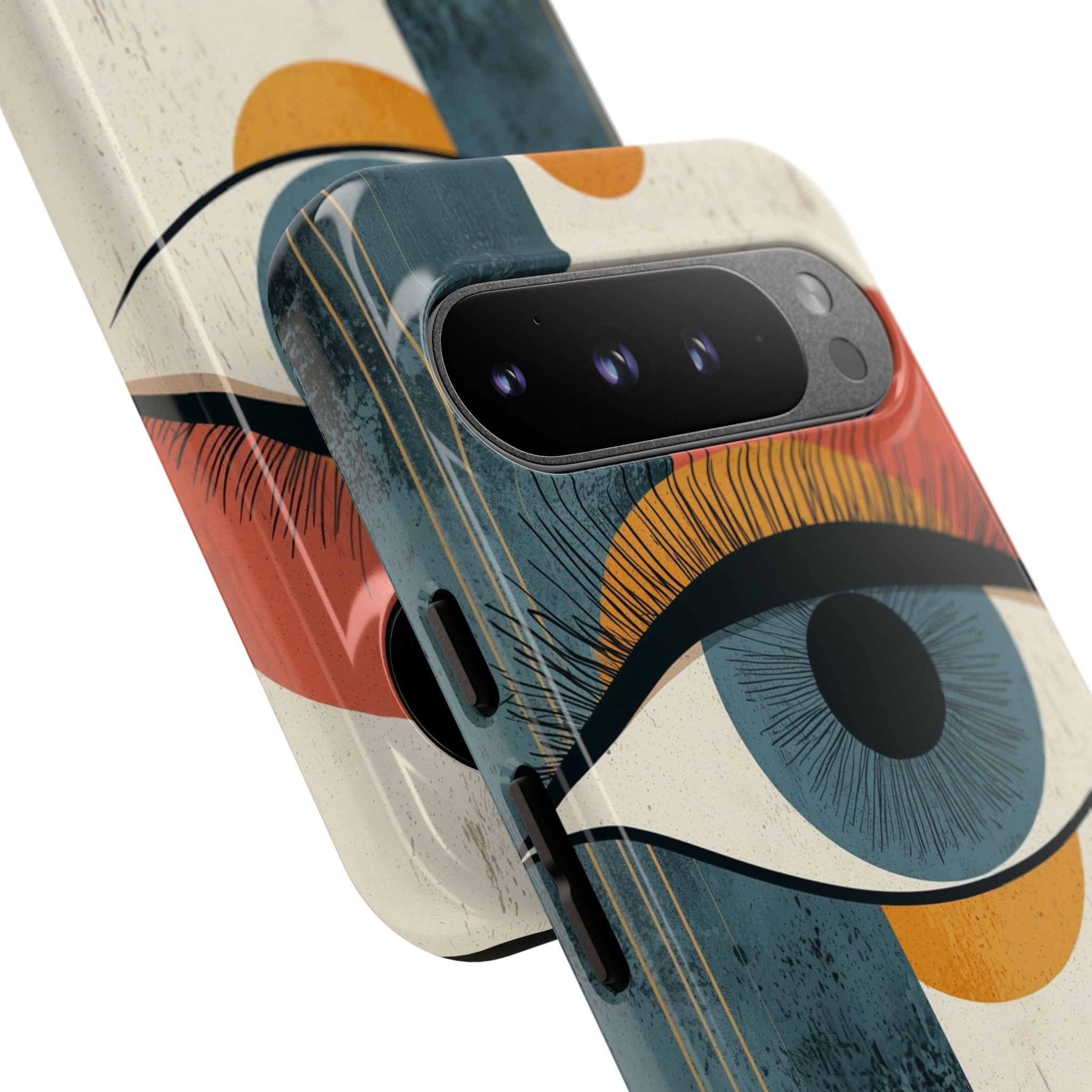 Distressed Azure Ocular · Tough Phone Case for Google Pixel