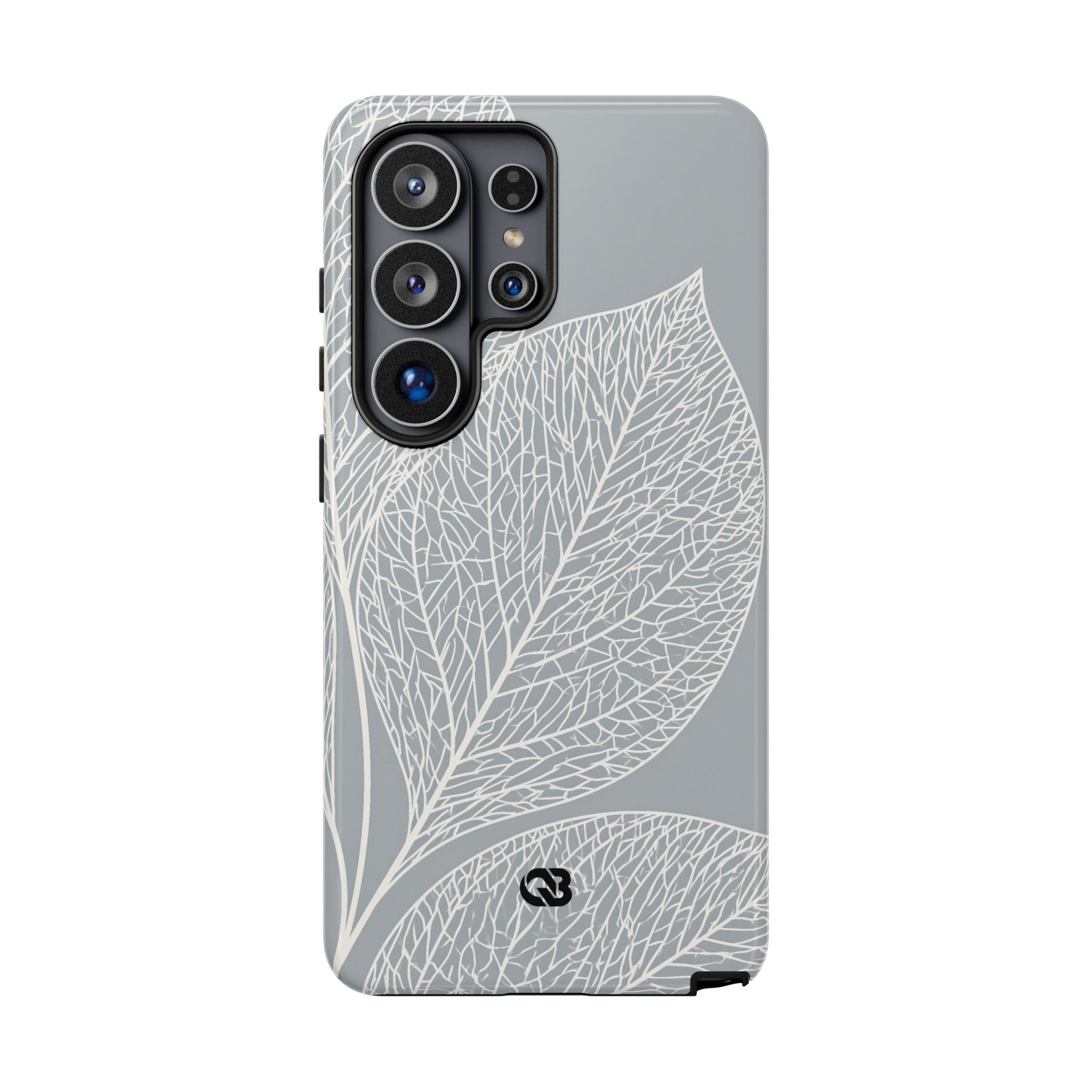 Grey Tough Phone Case for Samsung - Frosted Ash Veins