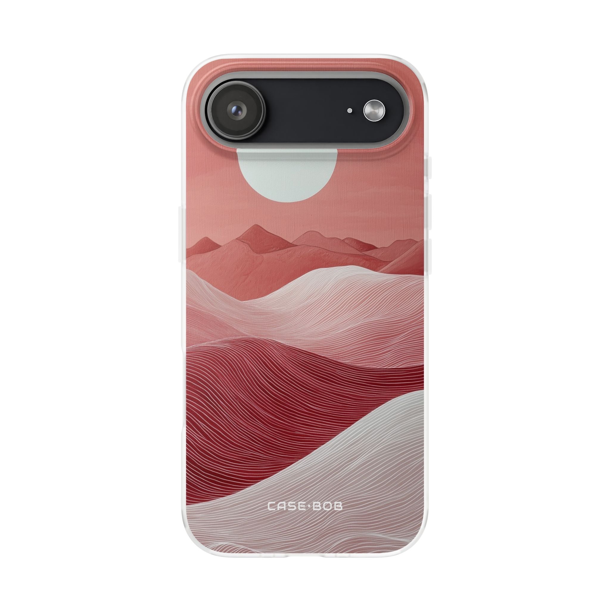 White Orb Dunes iPhone 17 Air Case - Soft - CASE•BOB