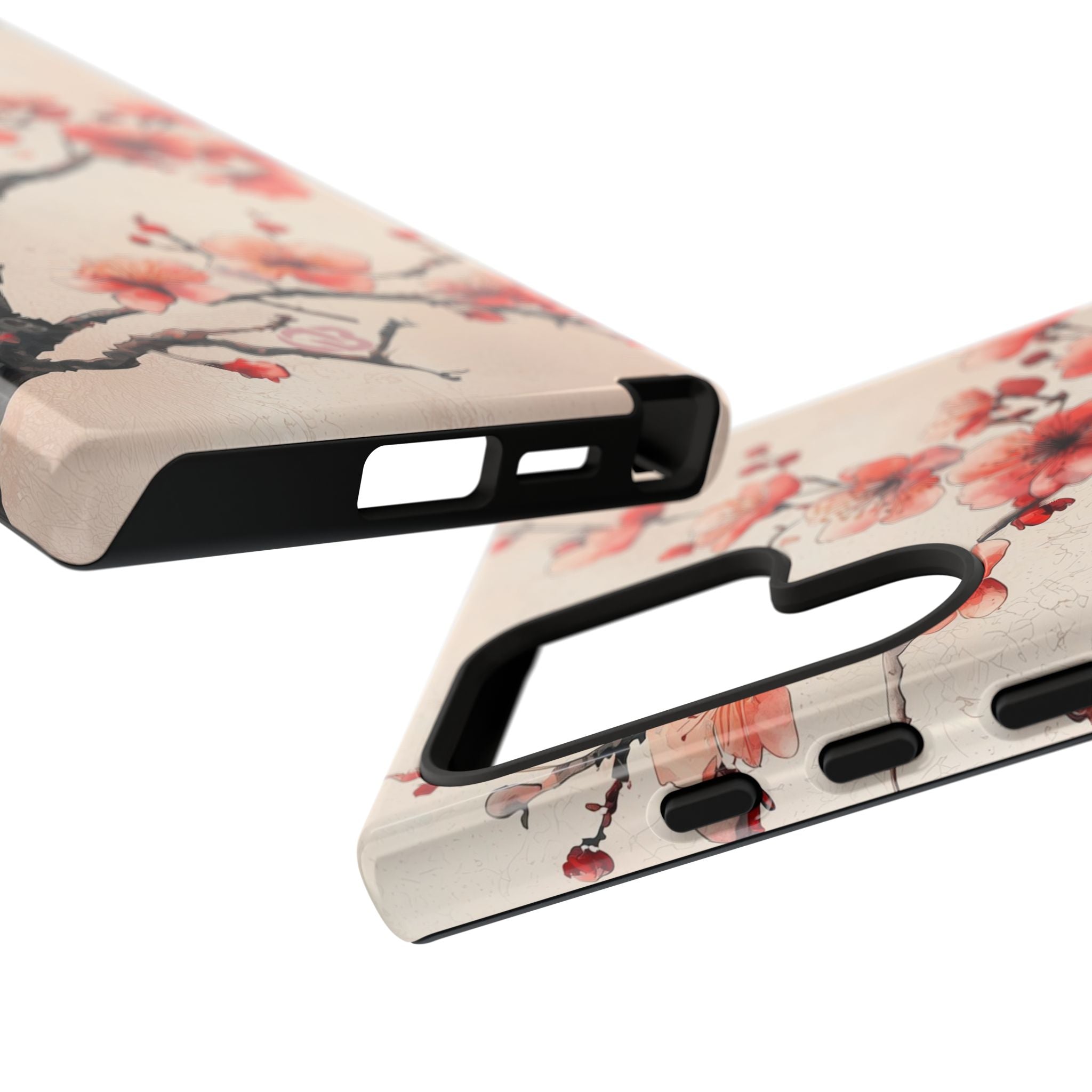 Crimson Silk Flora · Tough Phone Case for Samsung