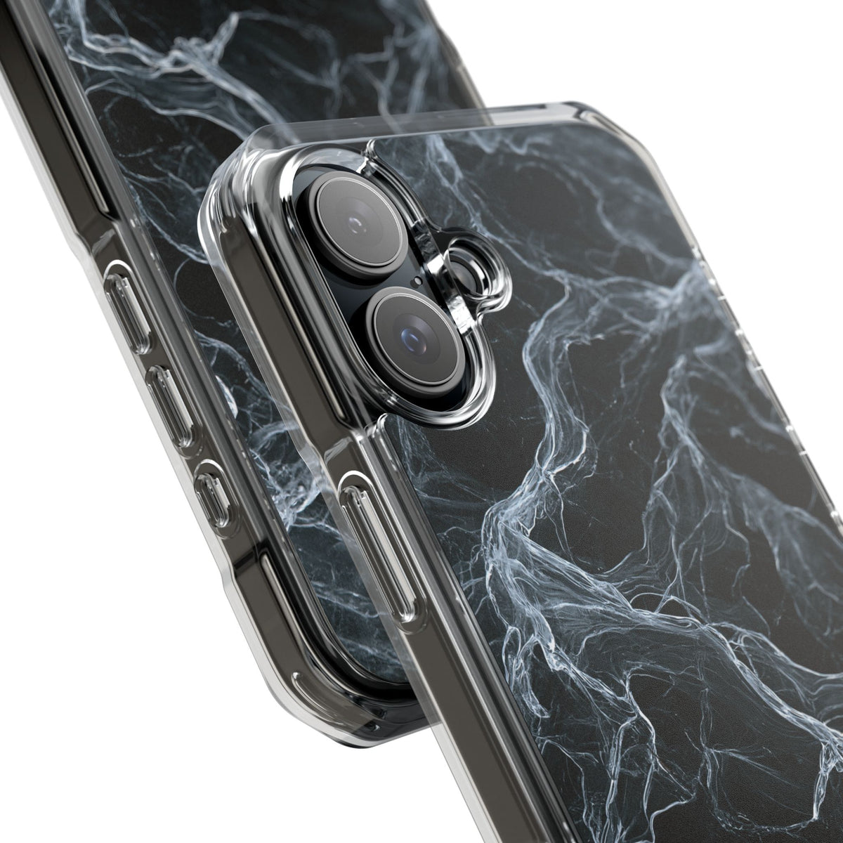 Arctic Gossamer · Clear Impact Magnetic Phone Case for iPhone · Black