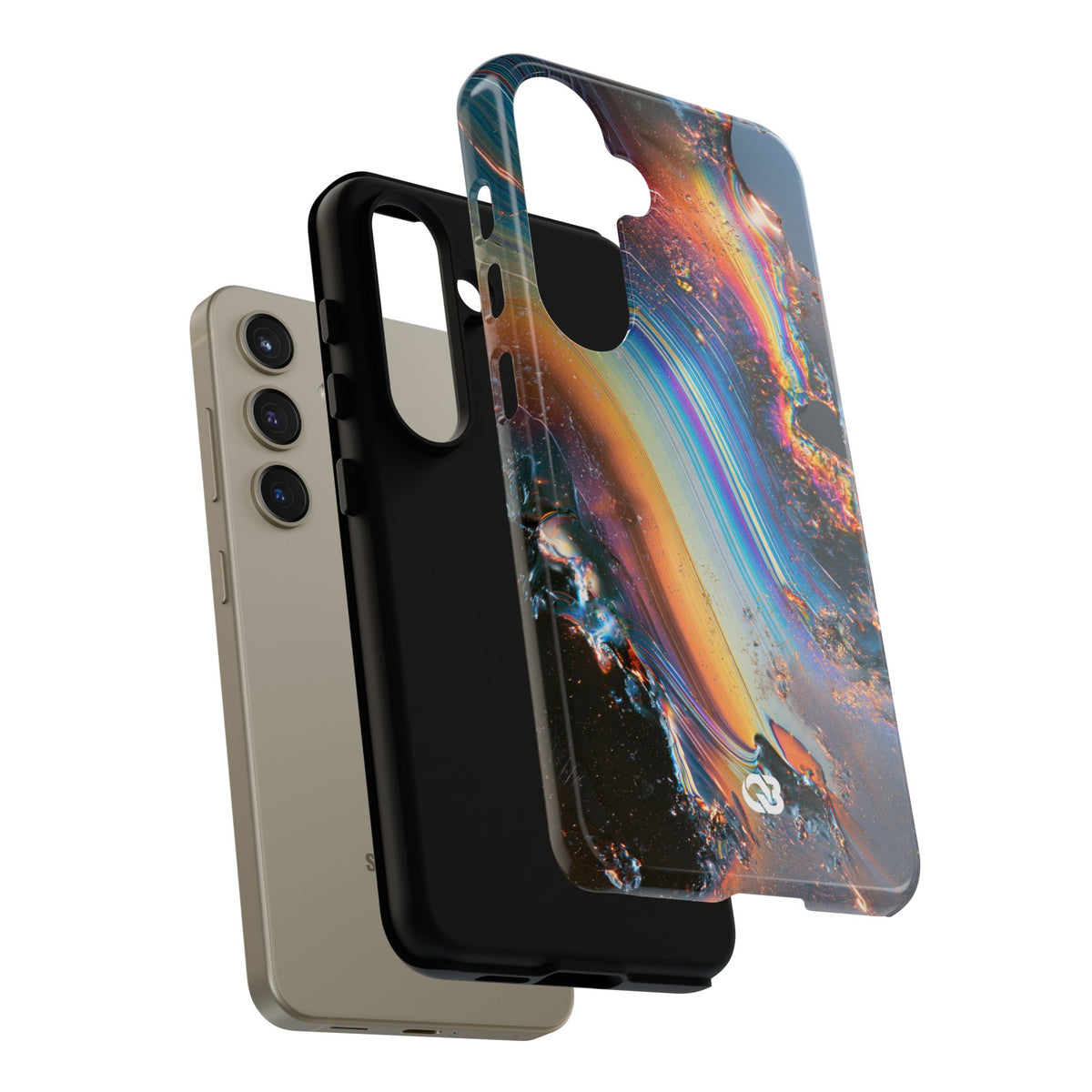 Prismatic Aura Flow · Tough Phone Case for Samsung · Blue