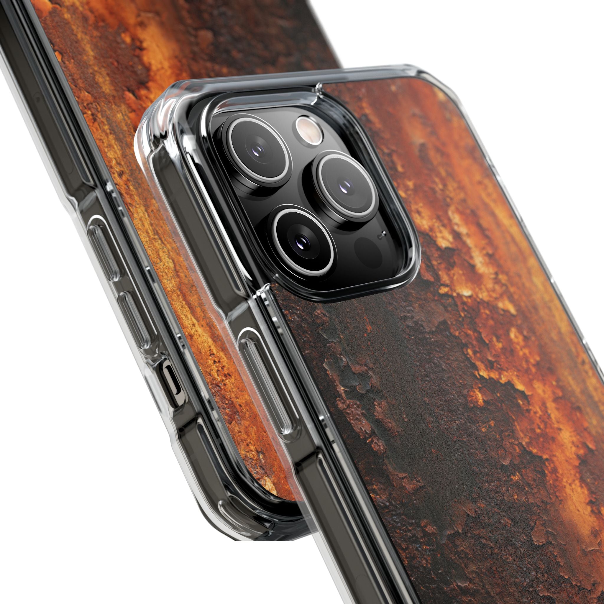 Orange Impact MagSafe Phone Case for iPhone - Oxidized Iron Crust