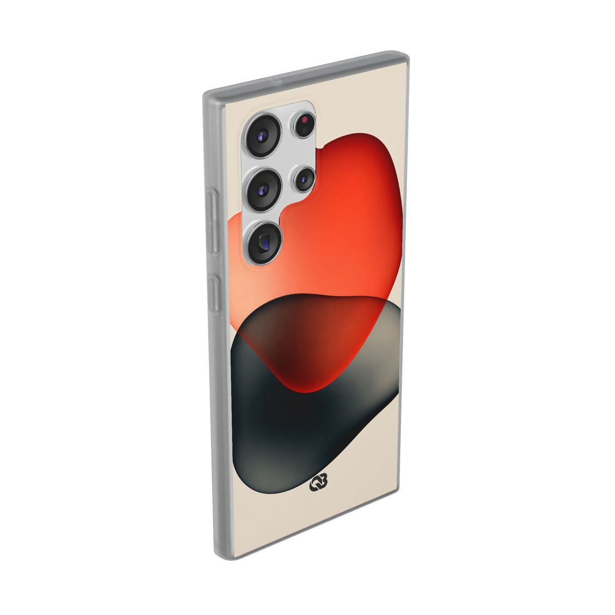 Translucent Crimson Form · Lite Phone Case for Samsung · Red