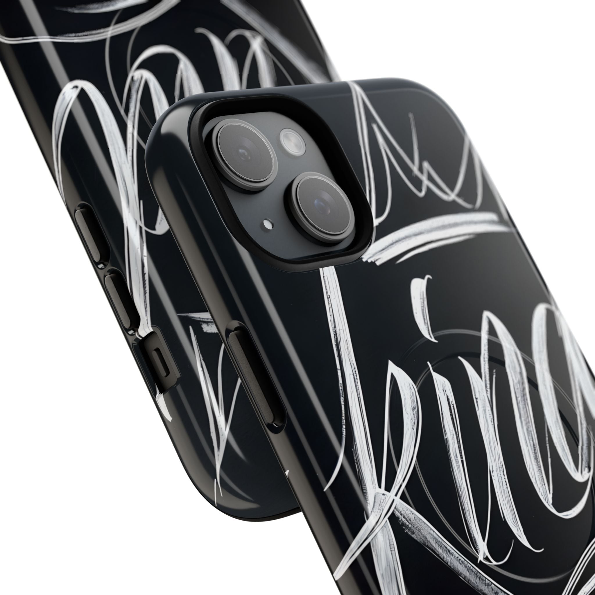 Noir Crown Script · Tough+ Magsafe