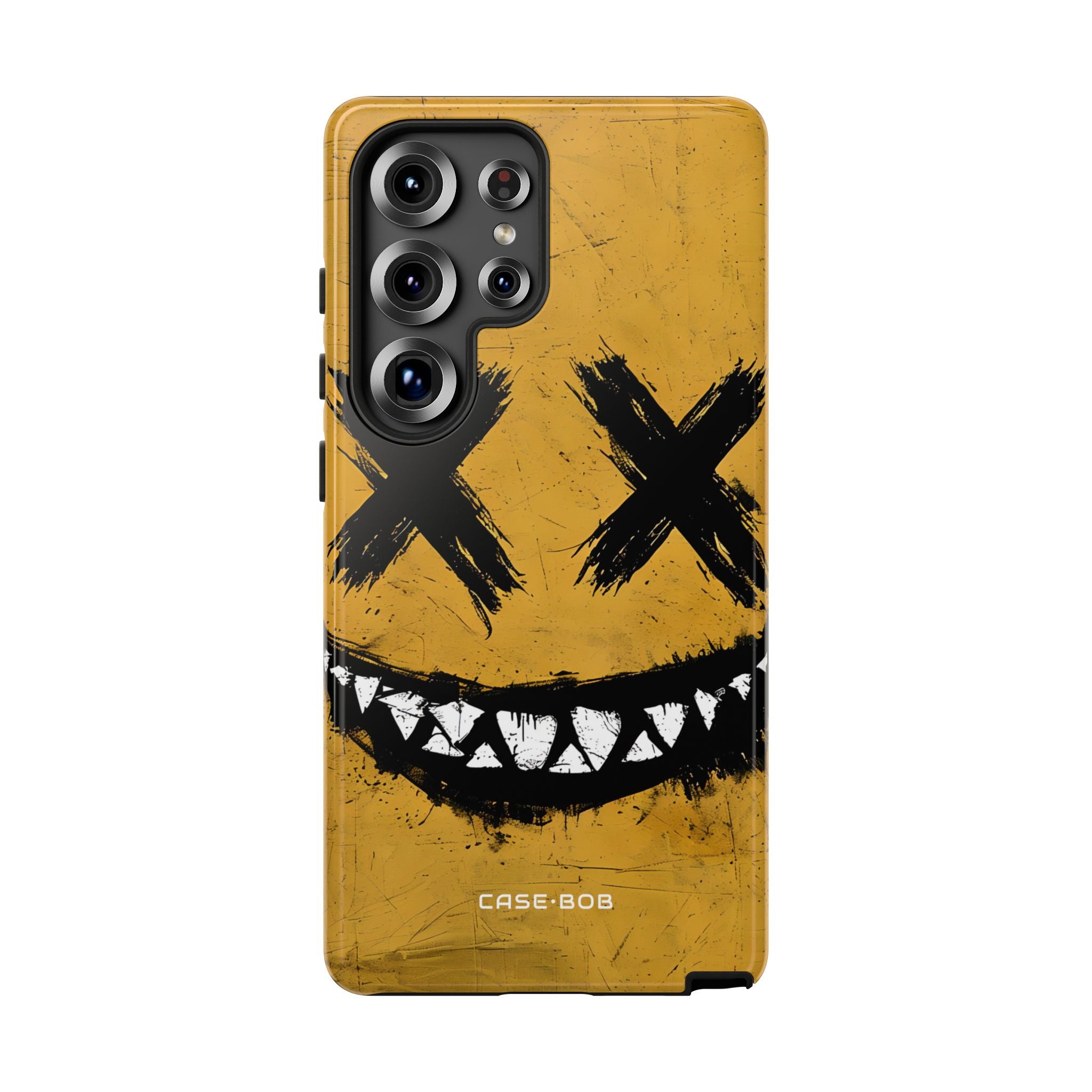 Gezacktes Lächeln Gelb Samsung S25 Ultra Case - Tough