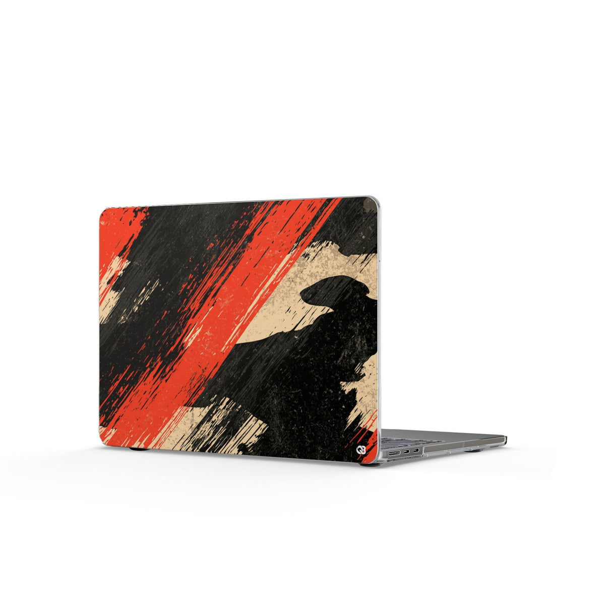 Urban Slash Camo · Clear Hard Case for MacBook · Black