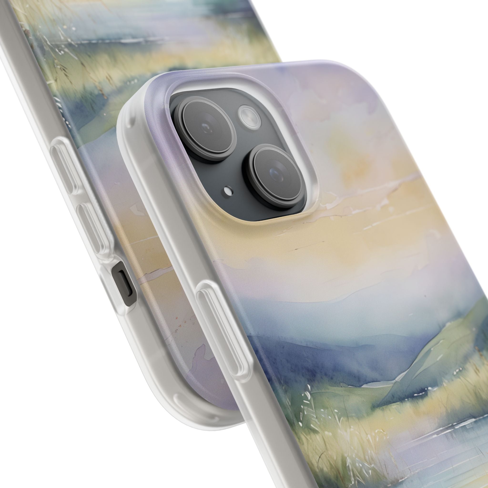 Pastel Shore Drift · Soft Case na iPhone