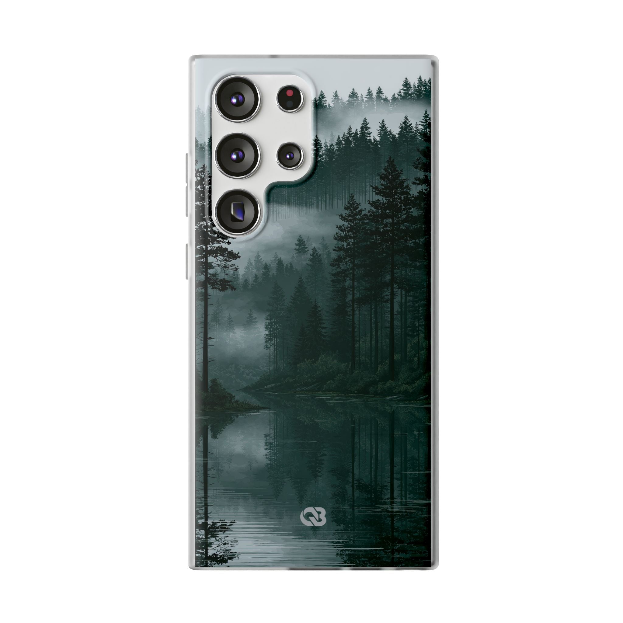Green Lite Phone Case for Samsung - Misty Evergreen Mirror