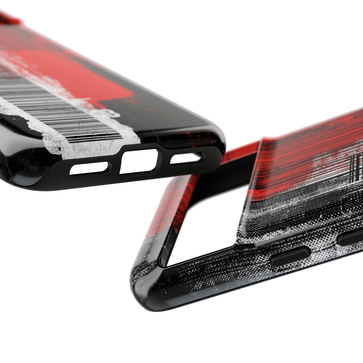 Distorted Barcode · Tough Phone Case for Pixel · Black