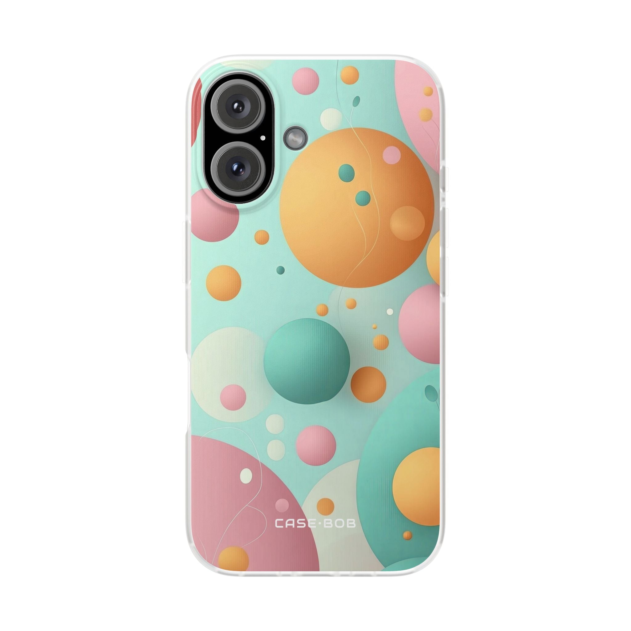 Pastellkreise iPhone 16 Case - Soft